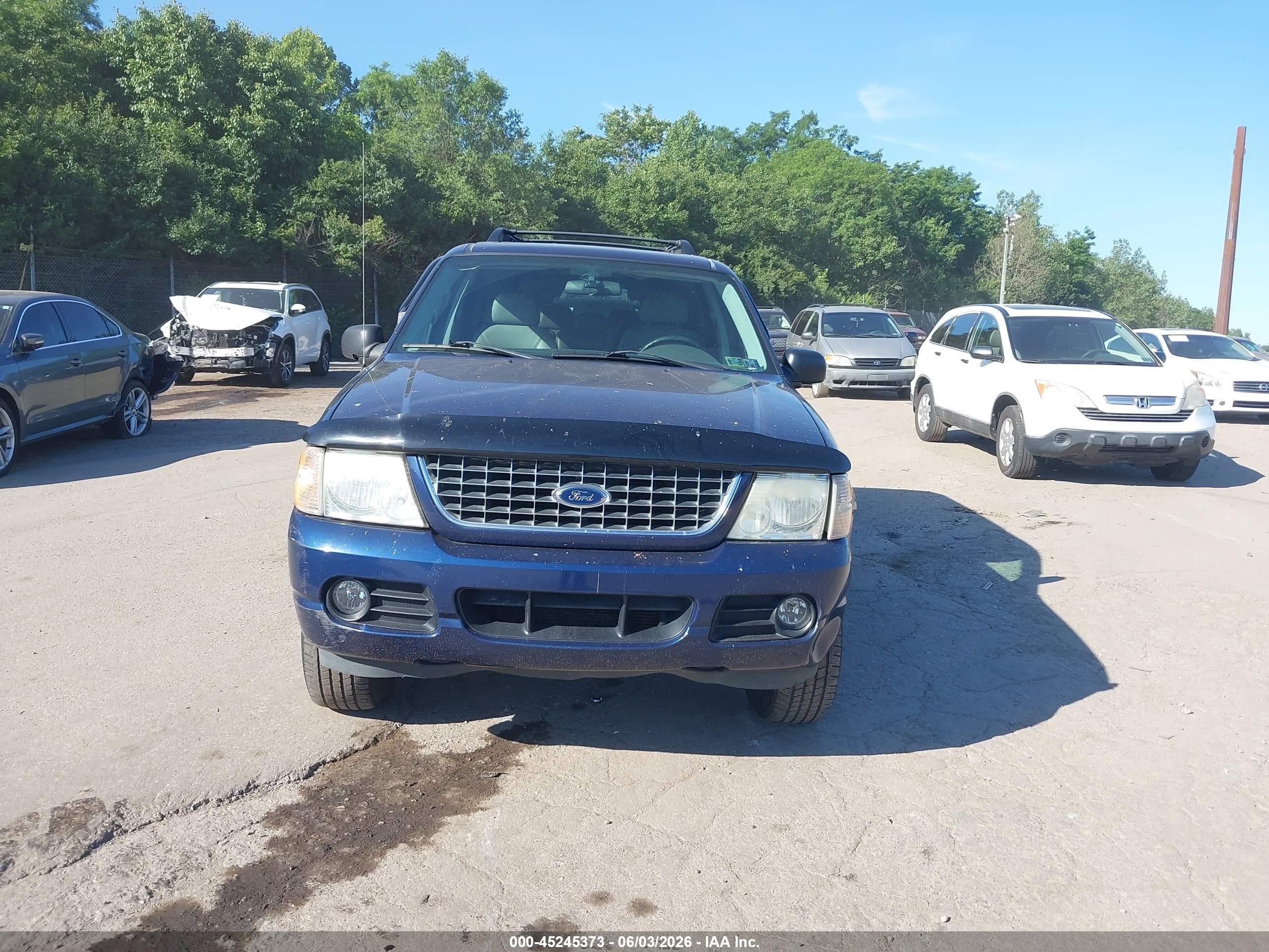 2005 Ford Explorer Xlt/xlt Sport Blue vin: 1FMZU73K45UB57429