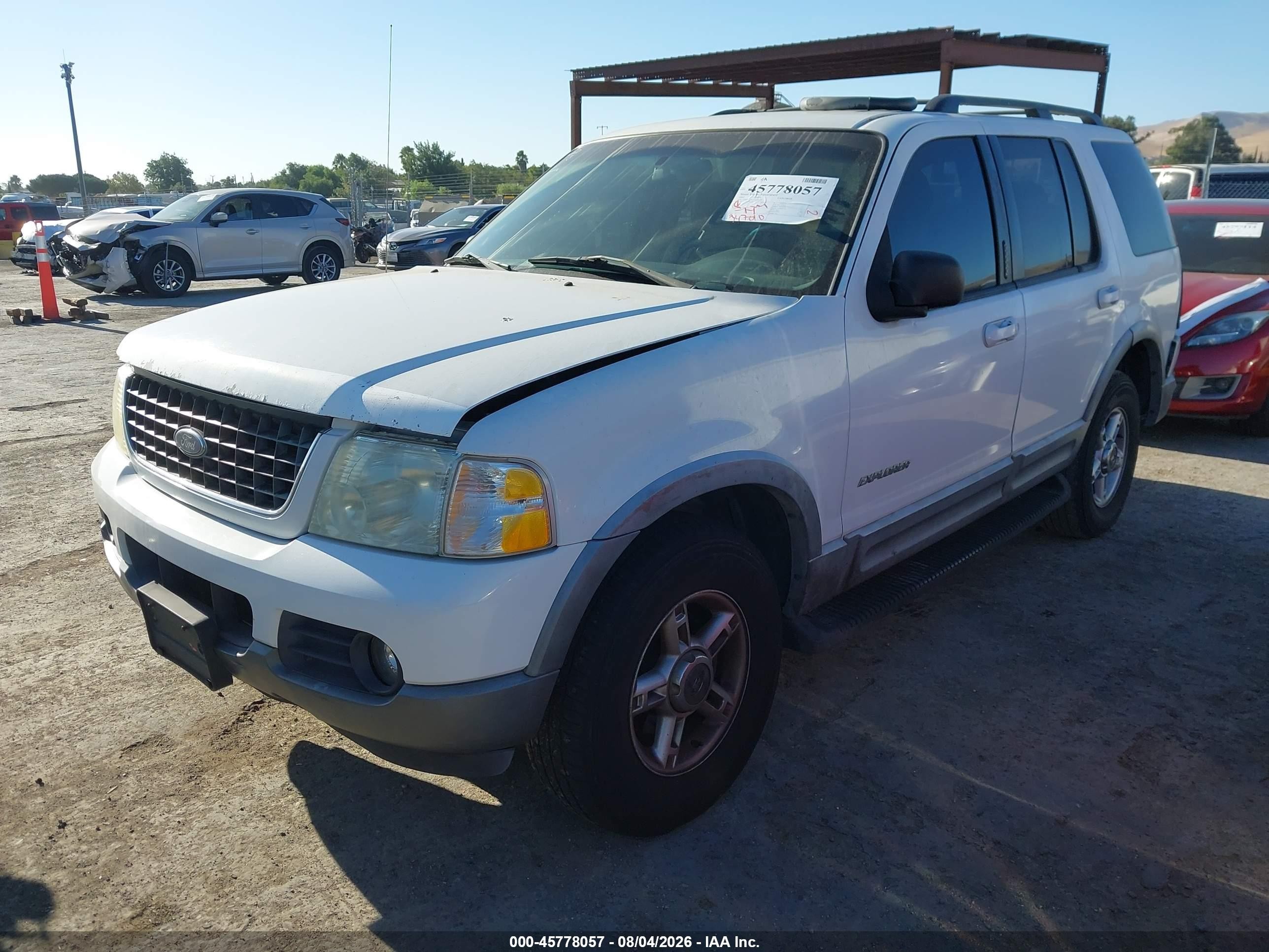 2002 Ford Explorer Xlt Белый vin: 1FMZU73K52ZC69297
