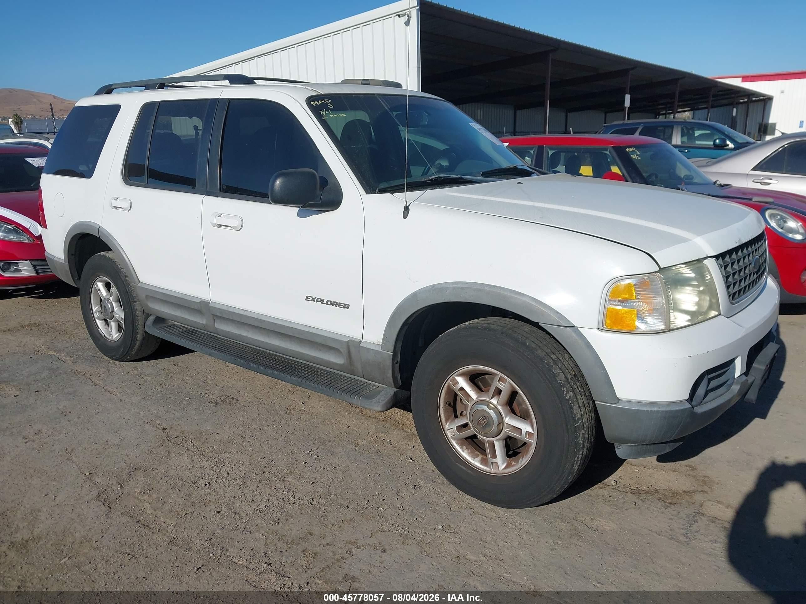 2002 Ford Explorer Xlt Белый vin: 1FMZU73K52ZC69297