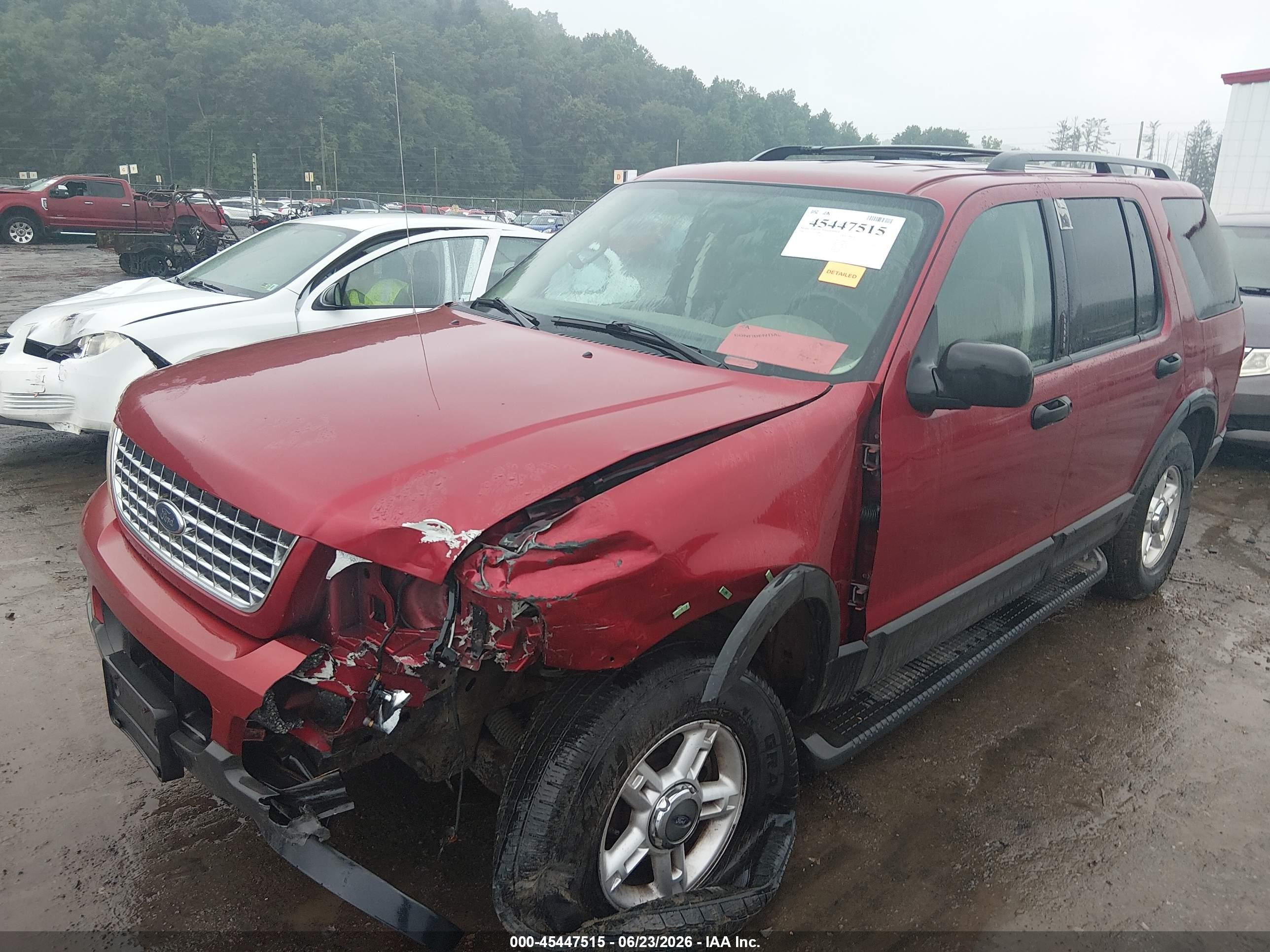 2003 Ford Explorer Nbx/xlt Maroon vin: 1FMZU73K63UC68352