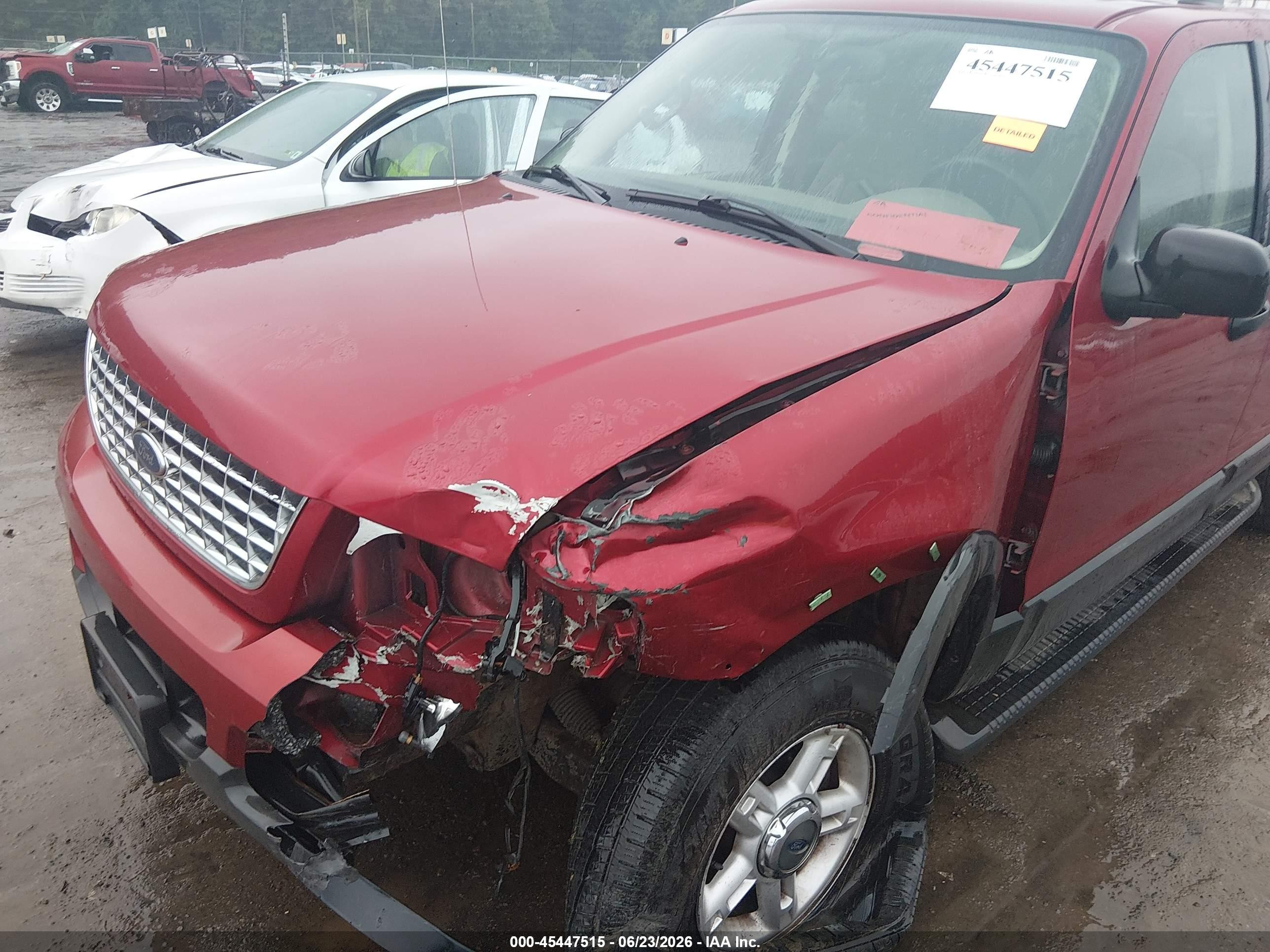 2003 Ford Explorer Nbx/xlt Maroon vin: 1FMZU73K63UC68352