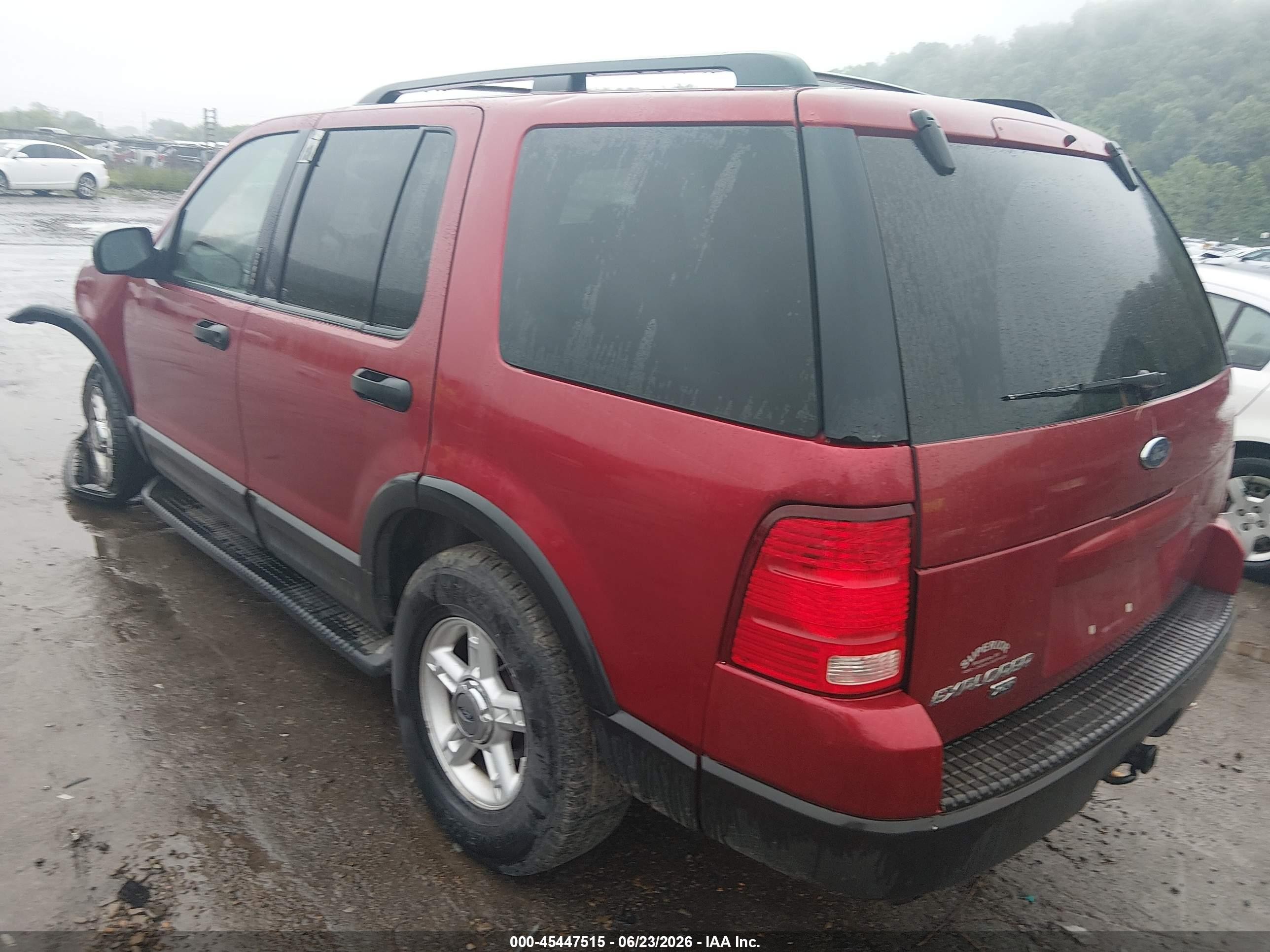 2003 Ford Explorer Nbx/xlt Maroon vin: 1FMZU73K63UC68352