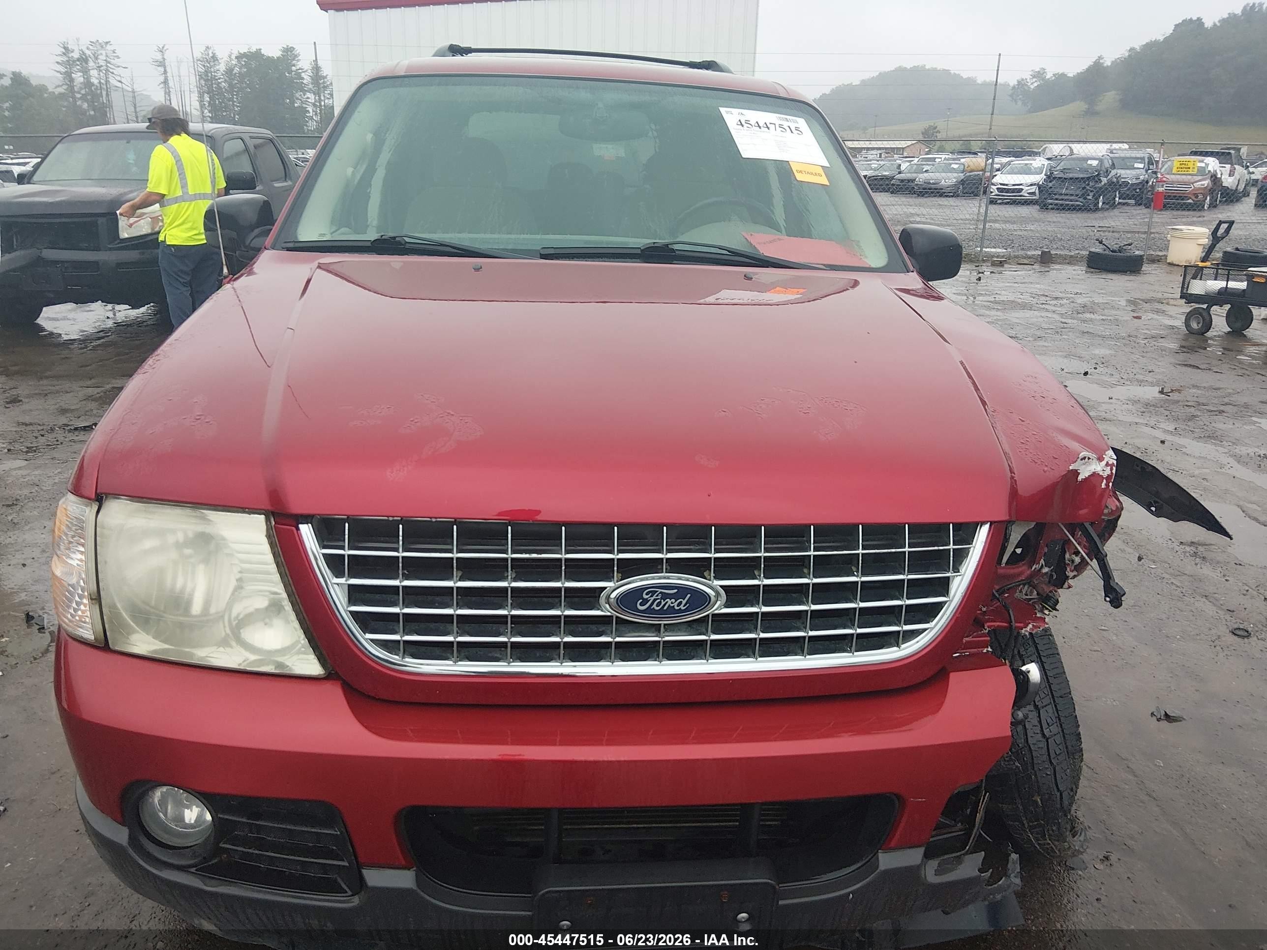 2003 Ford Explorer Nbx/xlt Maroon vin: 1FMZU73K63UC68352