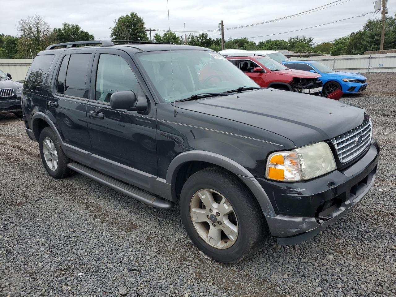2003 Ford Explorer Black vin: 1FMZU73K63ZB07583