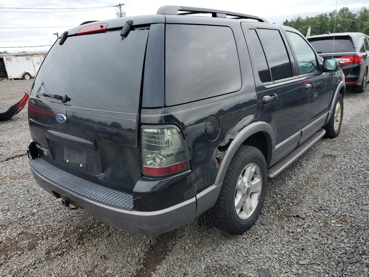 2003 Ford Explorer Black vin: 1FMZU73K63ZB07583