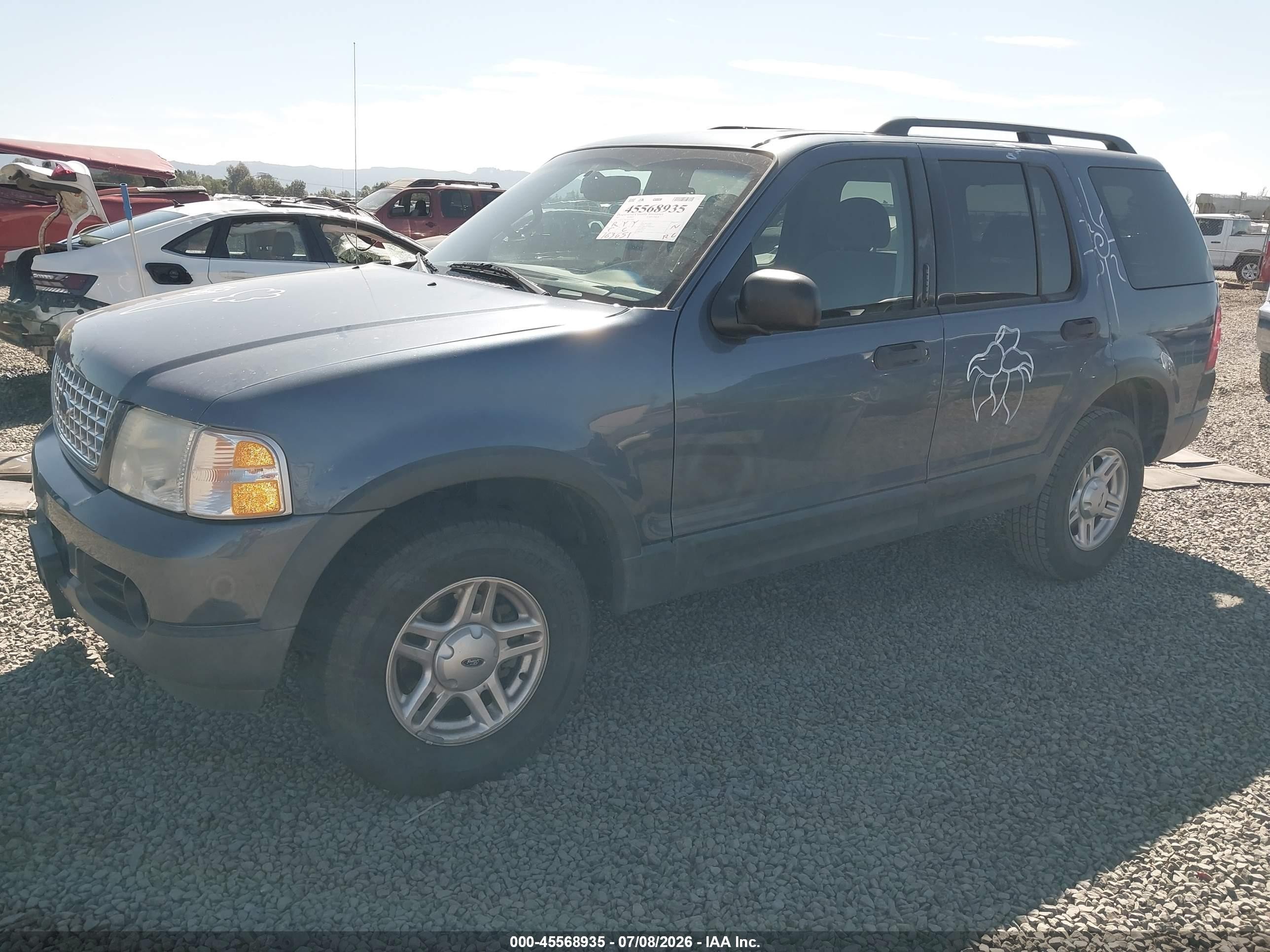 2003 Ford Explorer Nbx/xlt Синий vin: 1FMZU73K73ZB18608