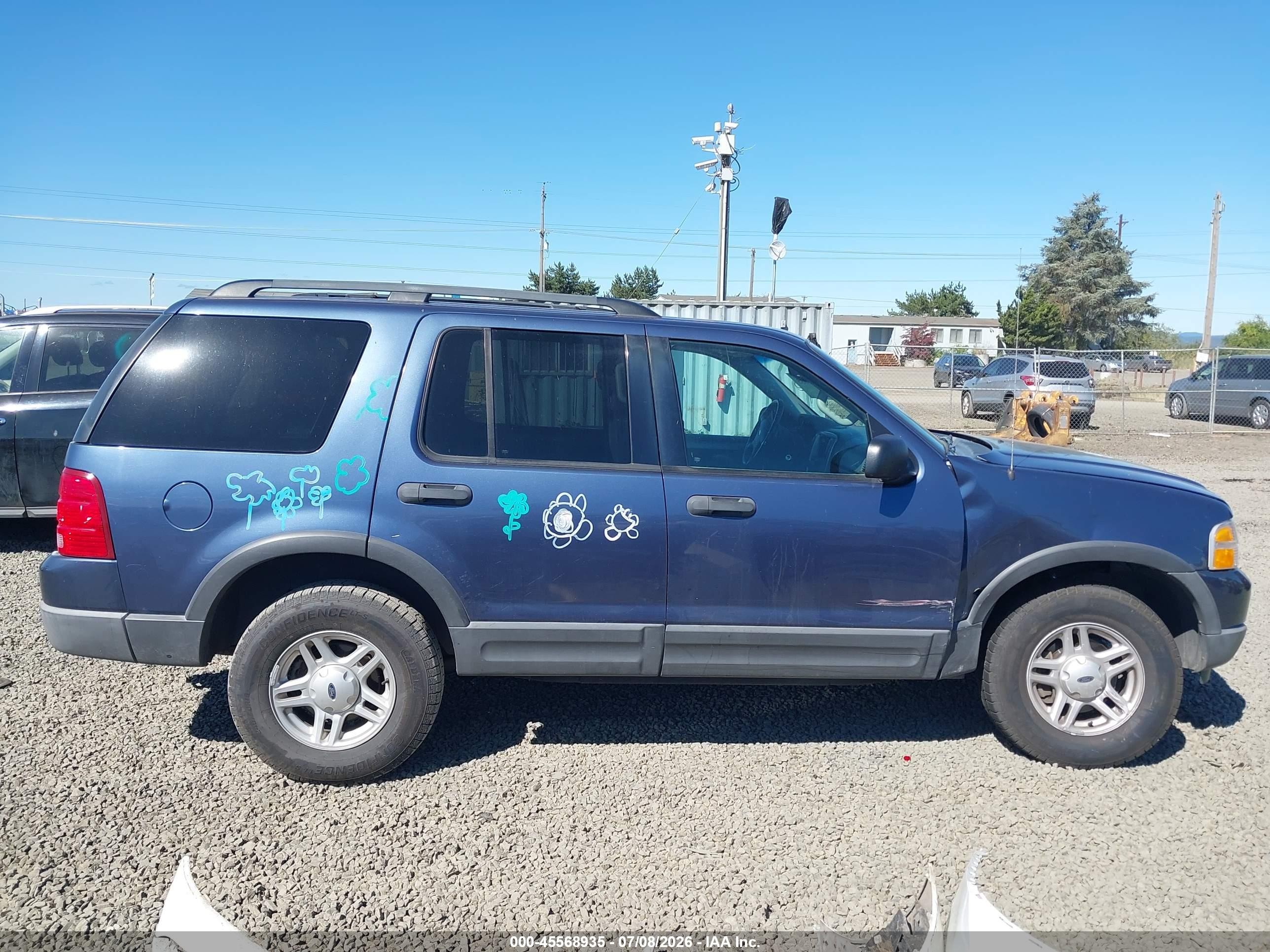 2003 Ford Explorer Nbx/xlt Синий vin: 1FMZU73K73ZB18608
