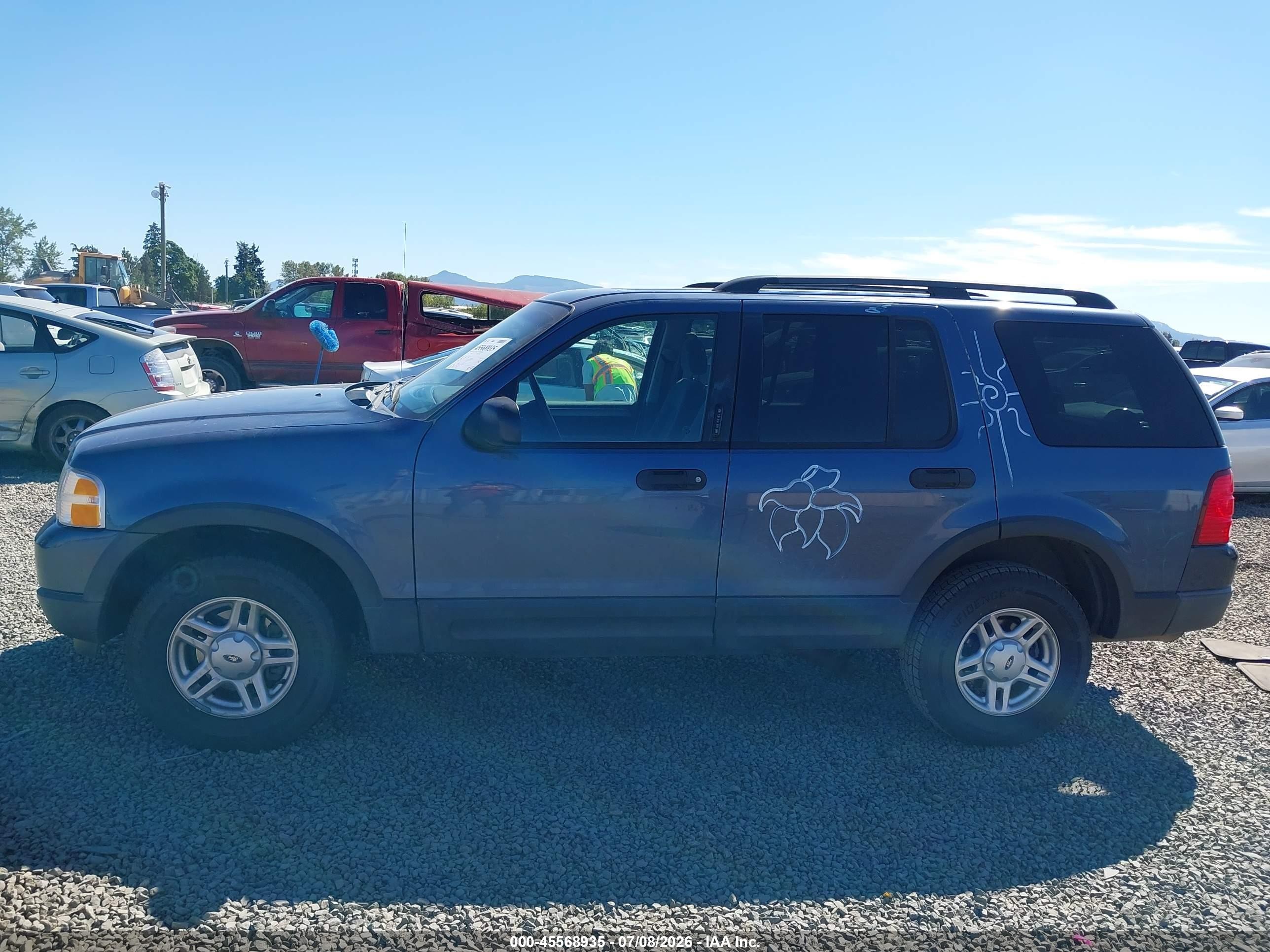 2003 Ford Explorer Nbx/xlt Синий vin: 1FMZU73K73ZB18608