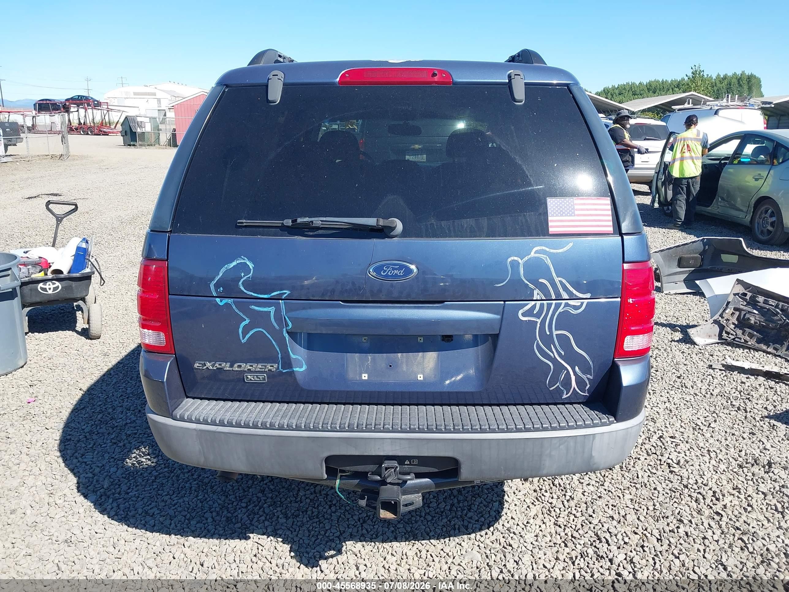 2003 Ford Explorer Nbx/xlt Синий vin: 1FMZU73K73ZB18608