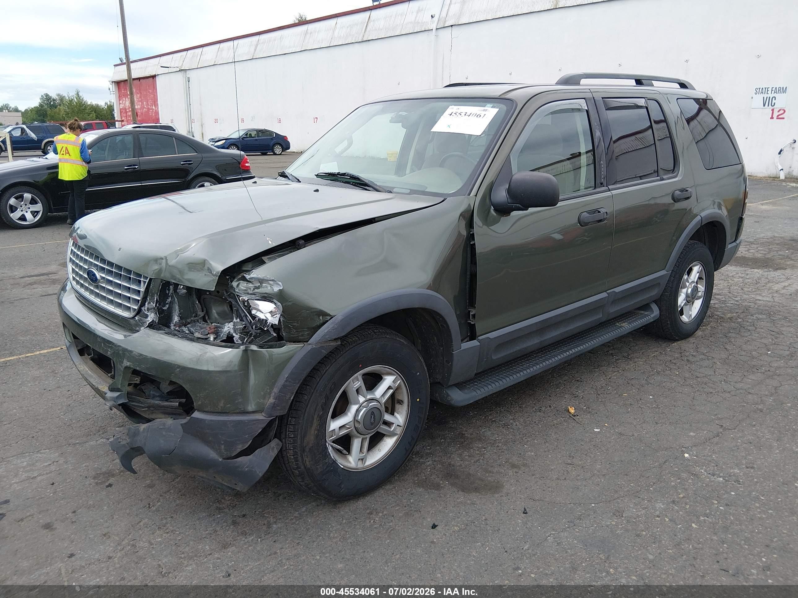 2003 Ford Explorer Nbx/xlt Green vin: 1FMZU73K73ZB28832