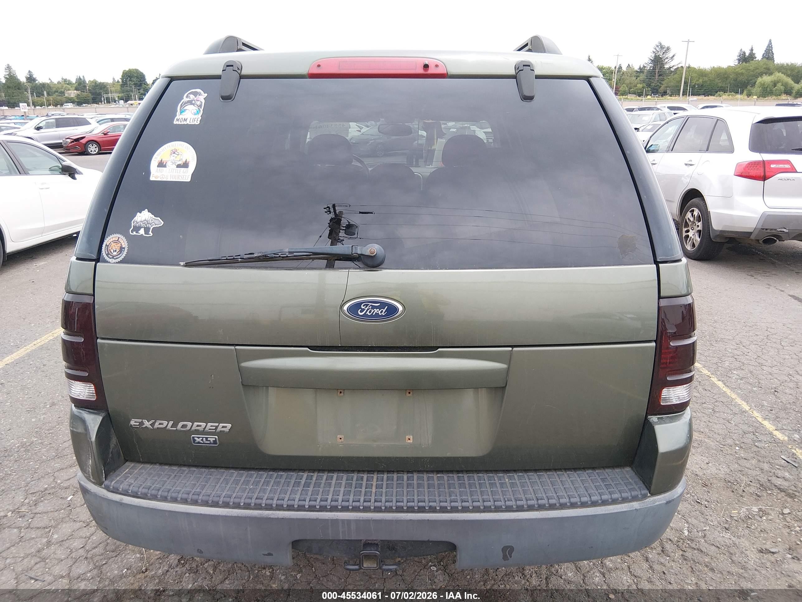 2003 Ford Explorer Nbx/xlt Green vin: 1FMZU73K73ZB28832