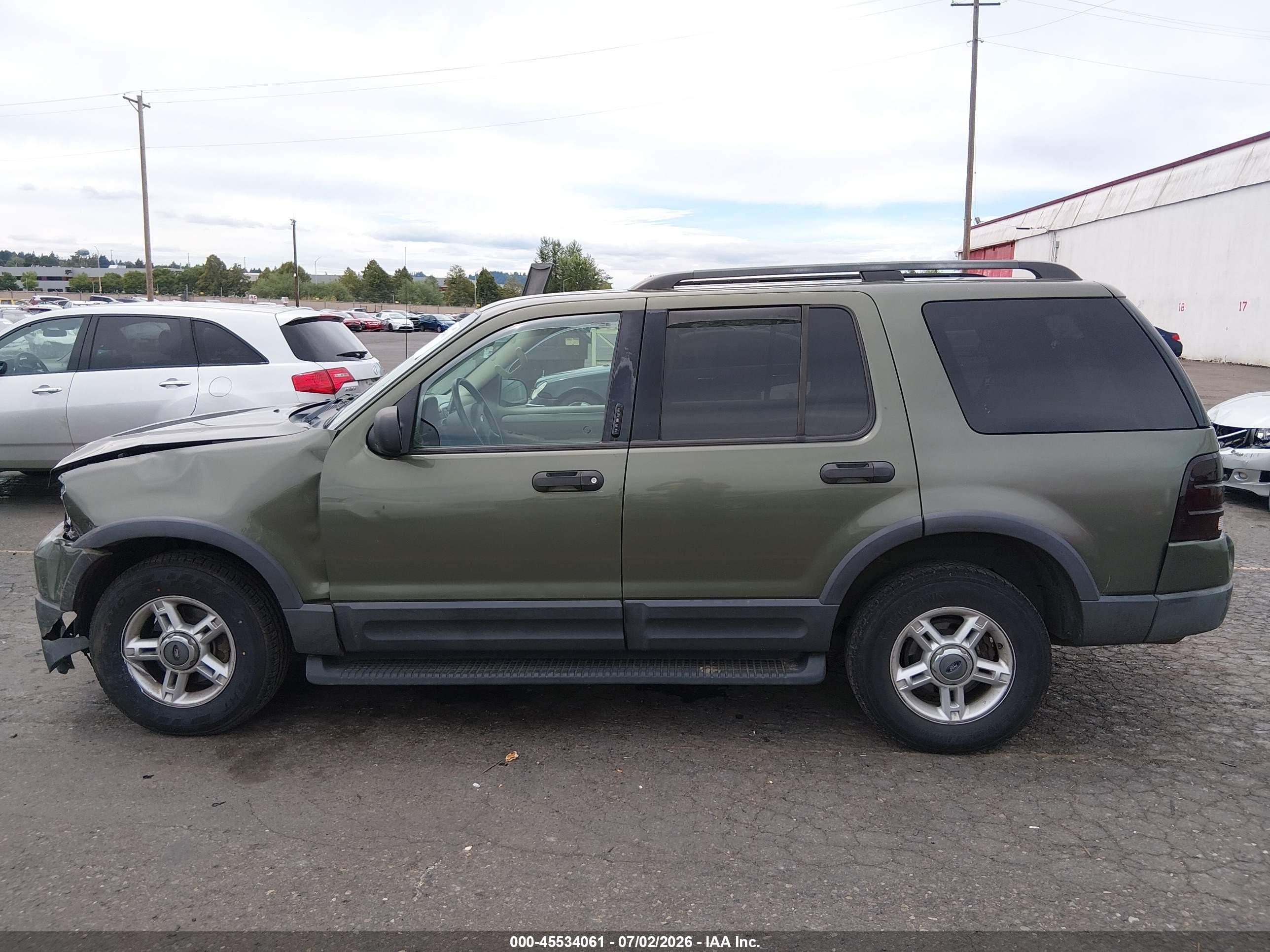 2003 Ford Explorer Nbx/xlt Green vin: 1FMZU73K73ZB28832