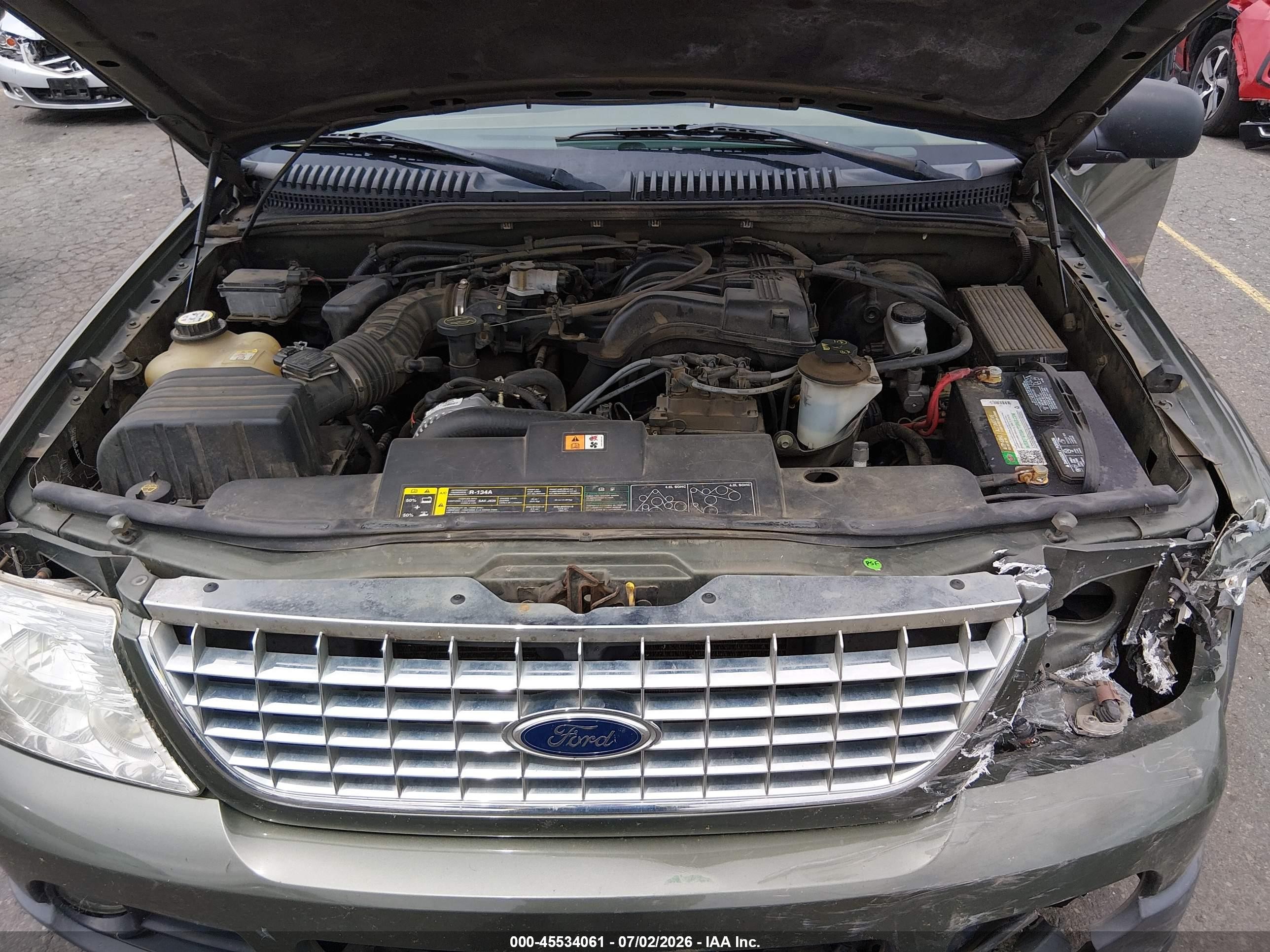 2003 Ford Explorer Nbx/xlt Green vin: 1FMZU73K73ZB28832