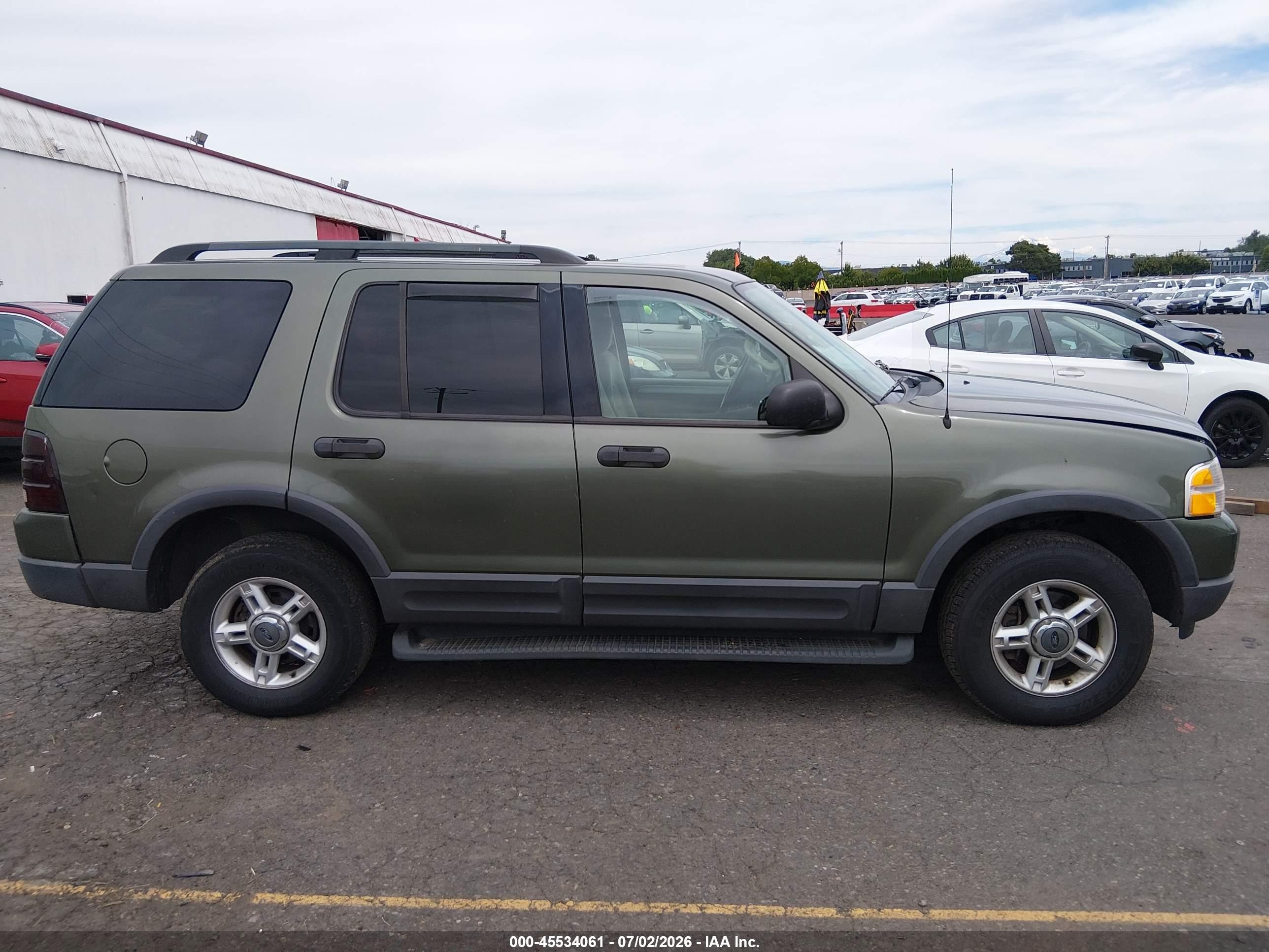 2003 Ford Explorer Nbx/xlt Green vin: 1FMZU73K73ZB28832
