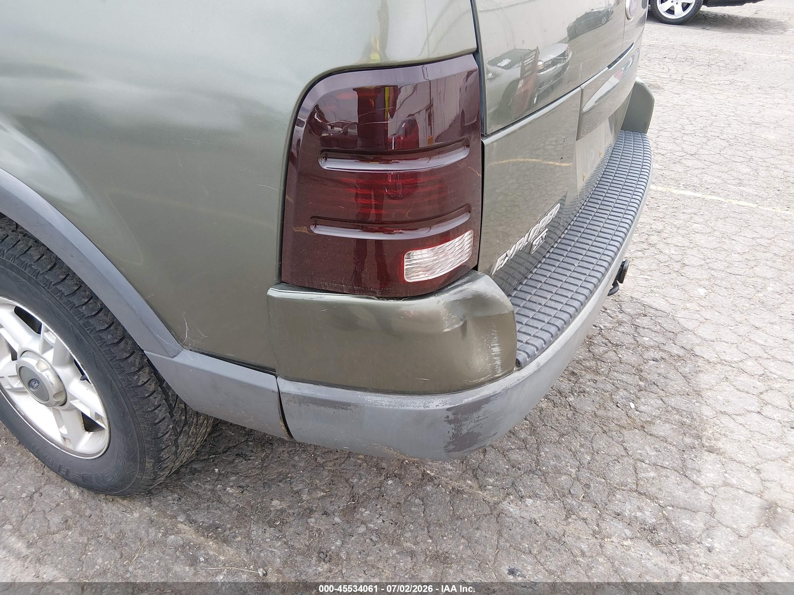 2003 Ford Explorer Nbx/xlt Green vin: 1FMZU73K73ZB28832
