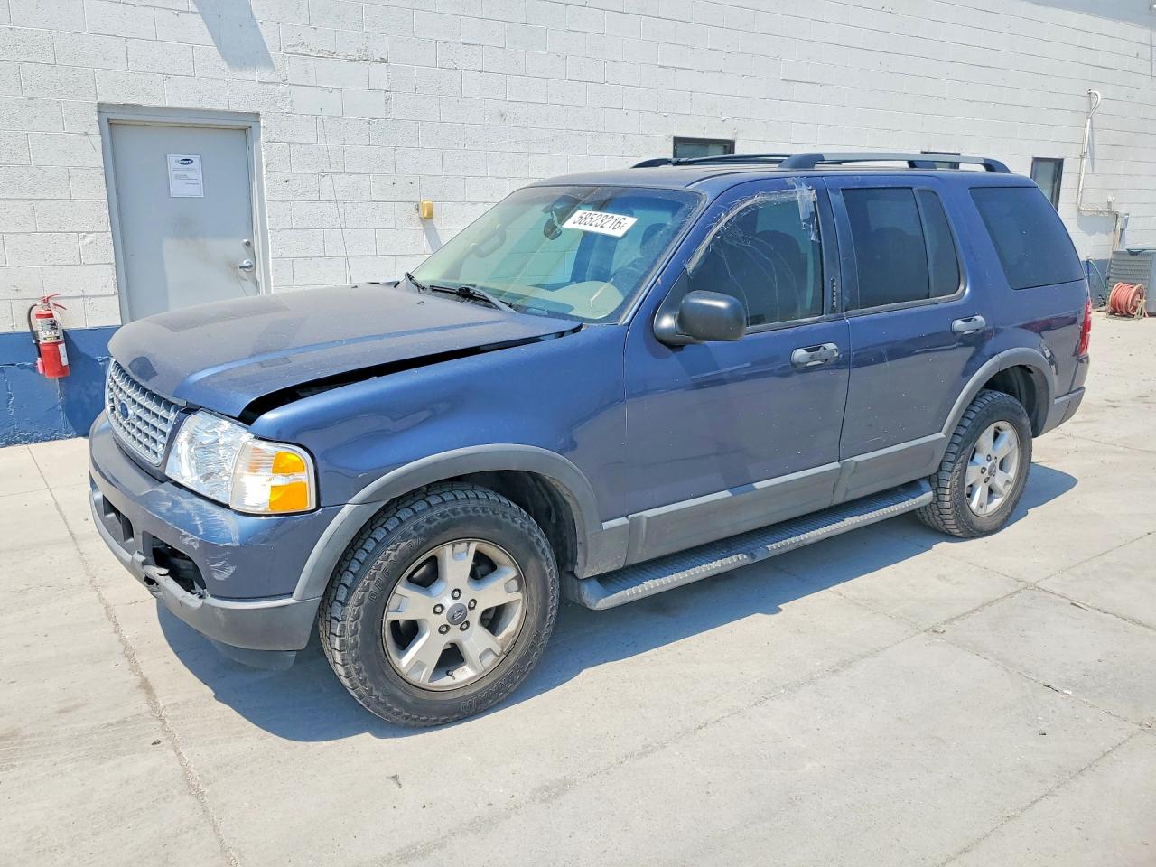 2003 Ford Explorer Xlt Blue vin: 1FMZU73K83UC00103