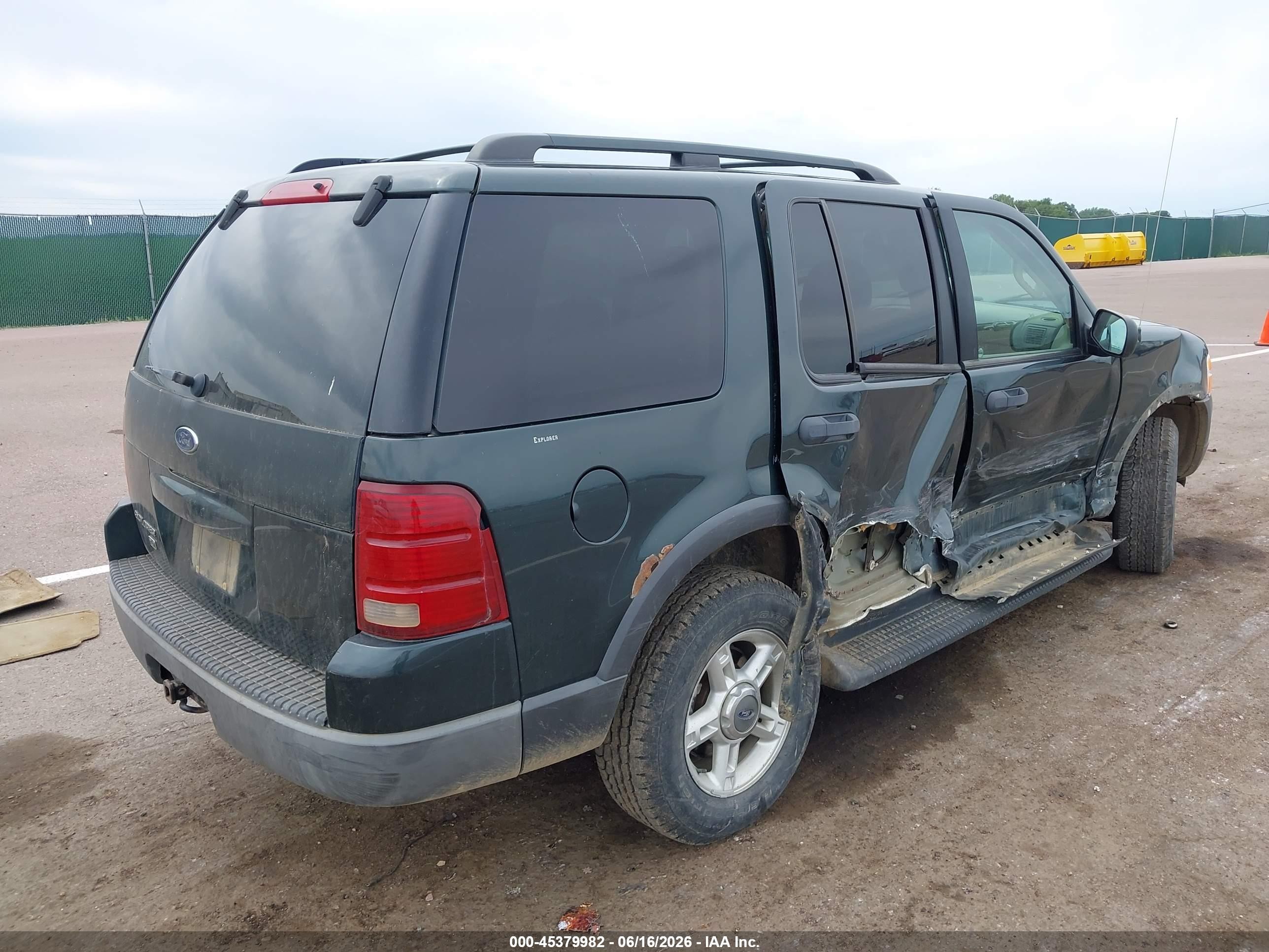 2003 Ford Explorer Nbx/xlt Green vin: 1FMZU73K83ZA35267