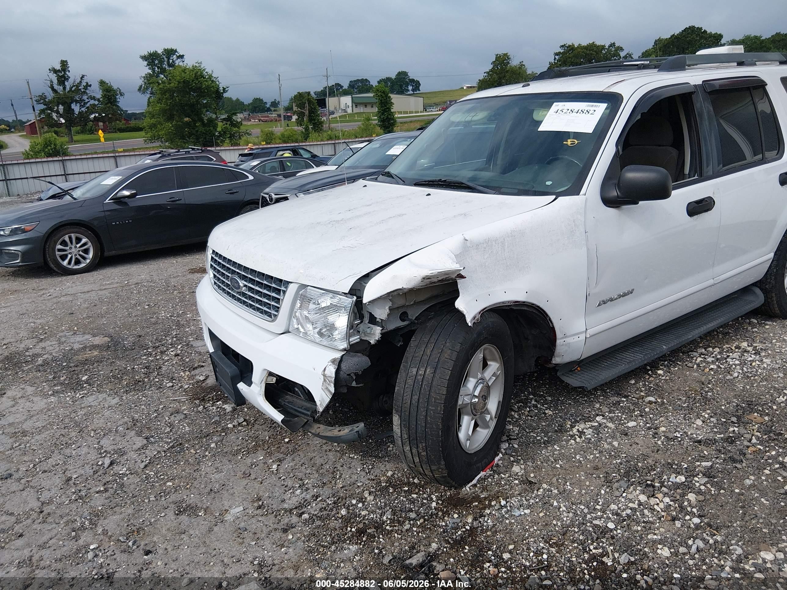 2005 Ford Explorer Xlt/xlt Sport White vin: 1FMZU73K85ZA13935
