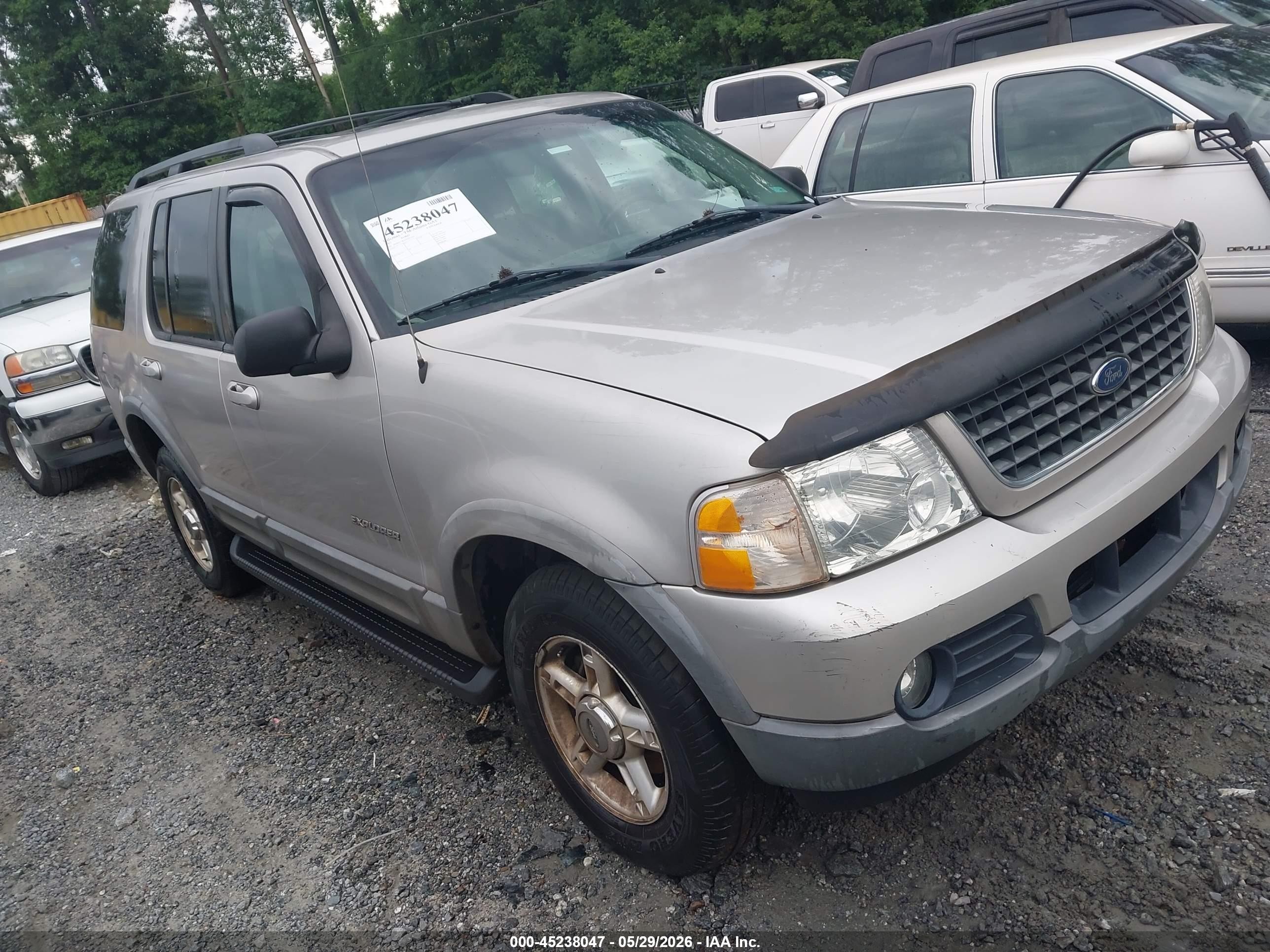 2002 Ford Explorer Xlt Silver vin: 1FMZU73K92UD32401