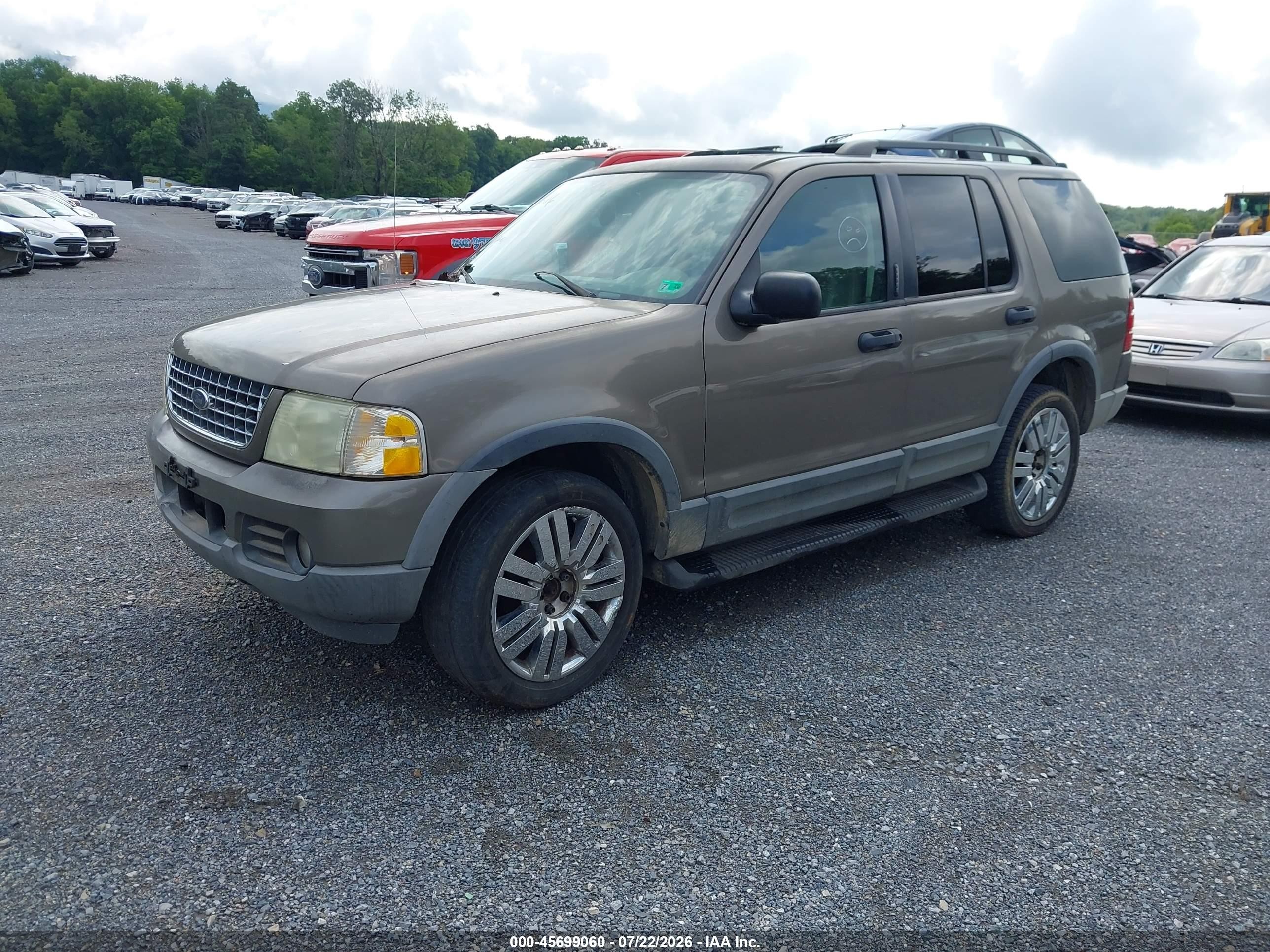 2003 Ford Explorer Nbx/xlt Gold vin: 1FMZU73K93UA15008