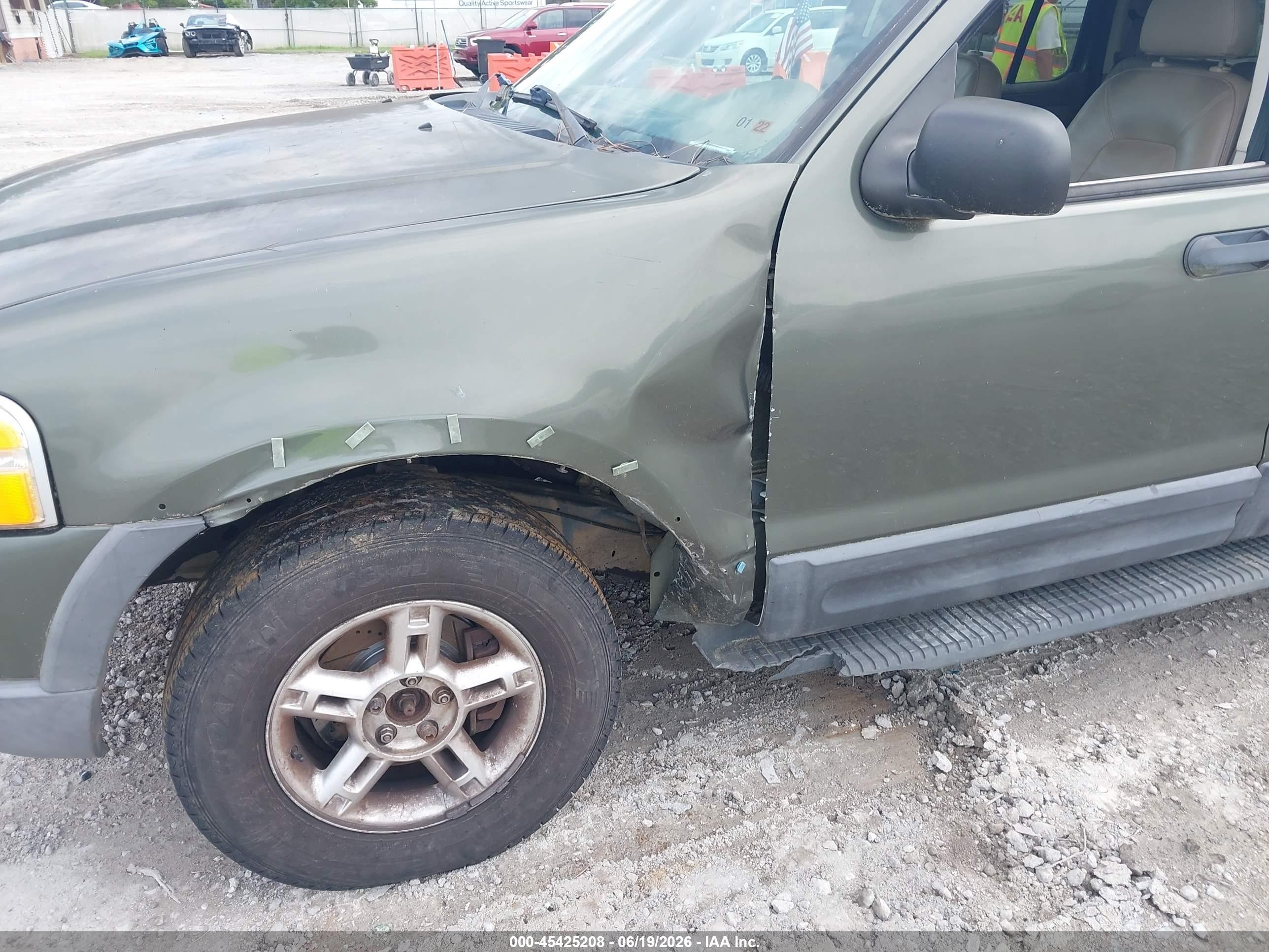 2003 Ford Explorer Nbx/xlt Green vin: 1FMZU73K93UC43834