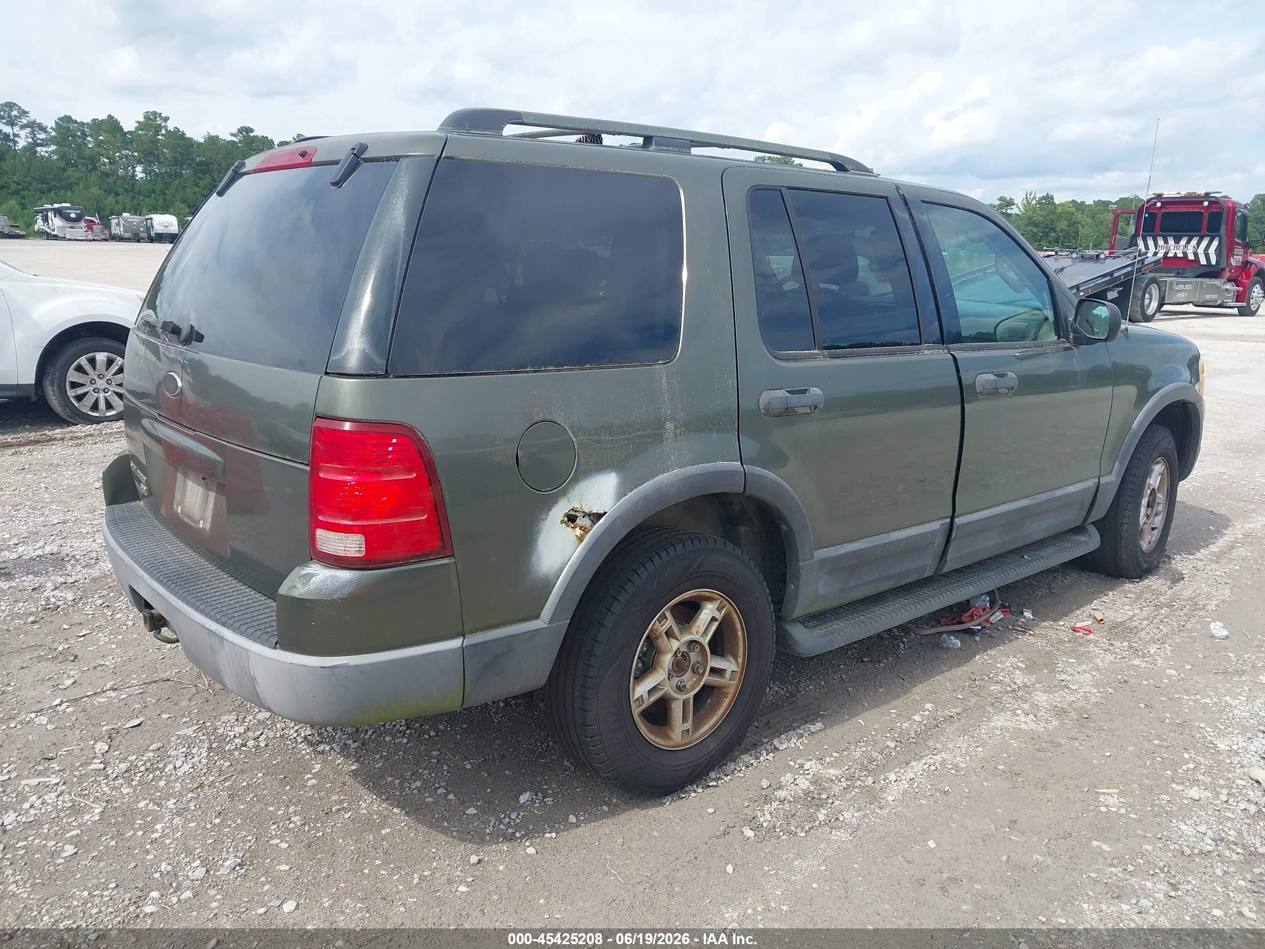 2003 Ford Explorer Nbx/xlt Green vin: 1FMZU73K93UC43834