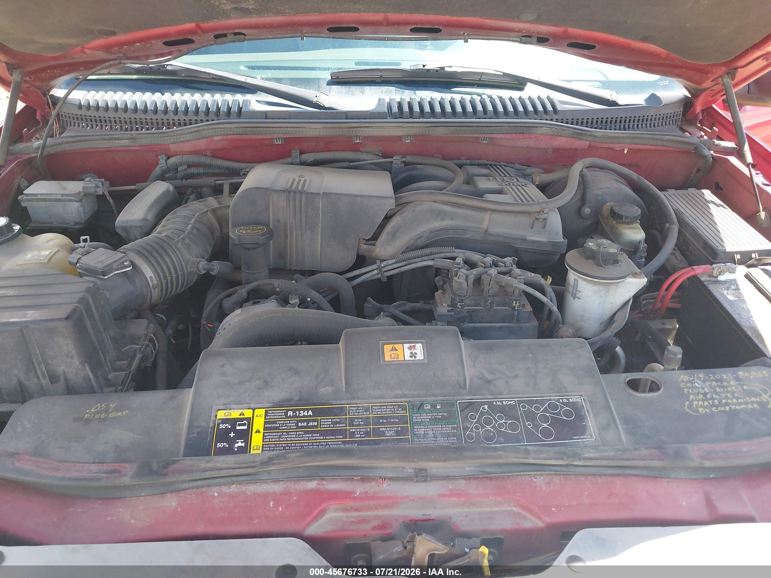 2003 Ford Explorer Nbx/xlt Красный vin: 1FMZU73K93ZA34290