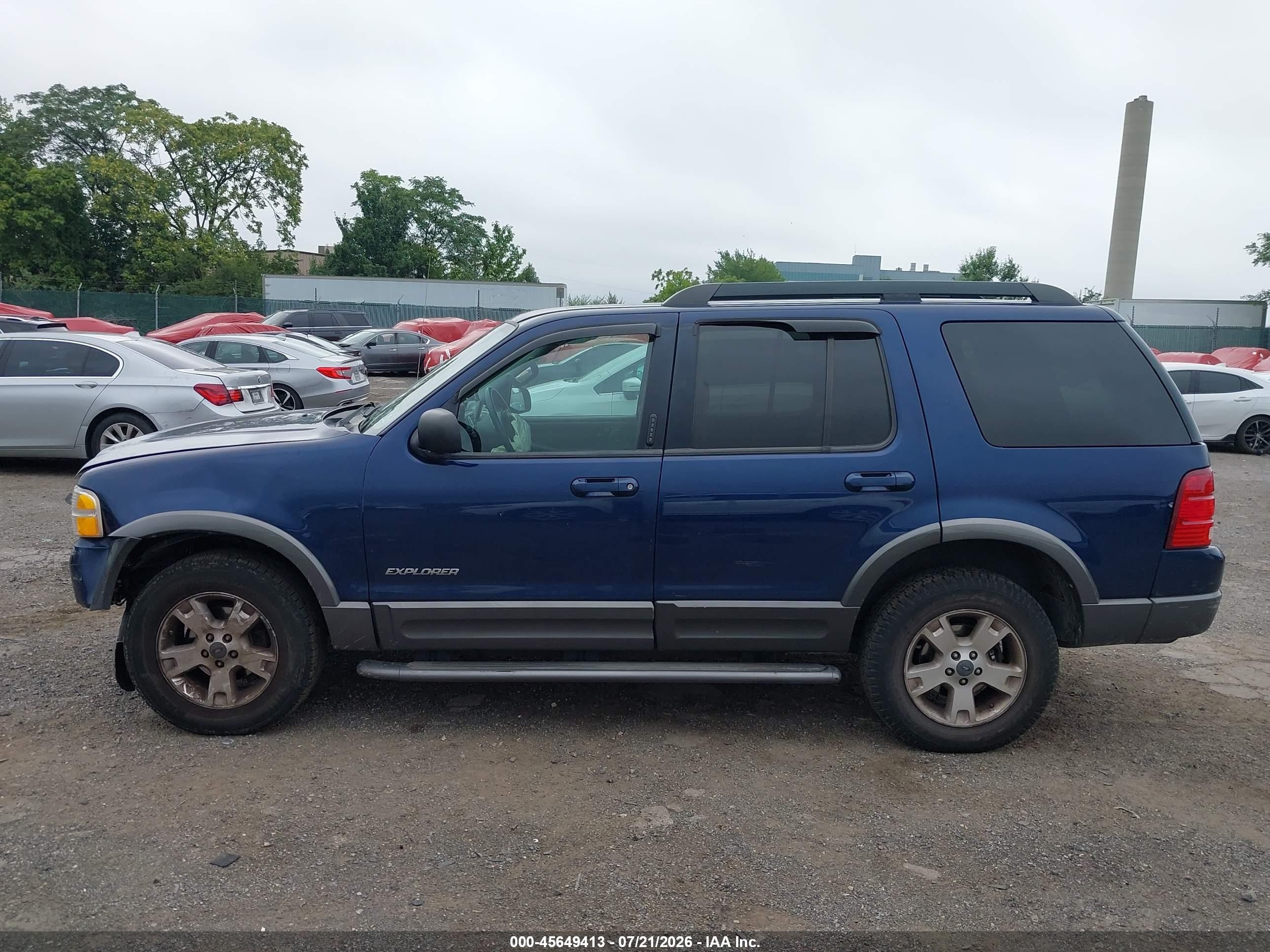 2005 Ford Explorer Xlt/xlt Sport Blue vin: 1FMZU73K95UA57908