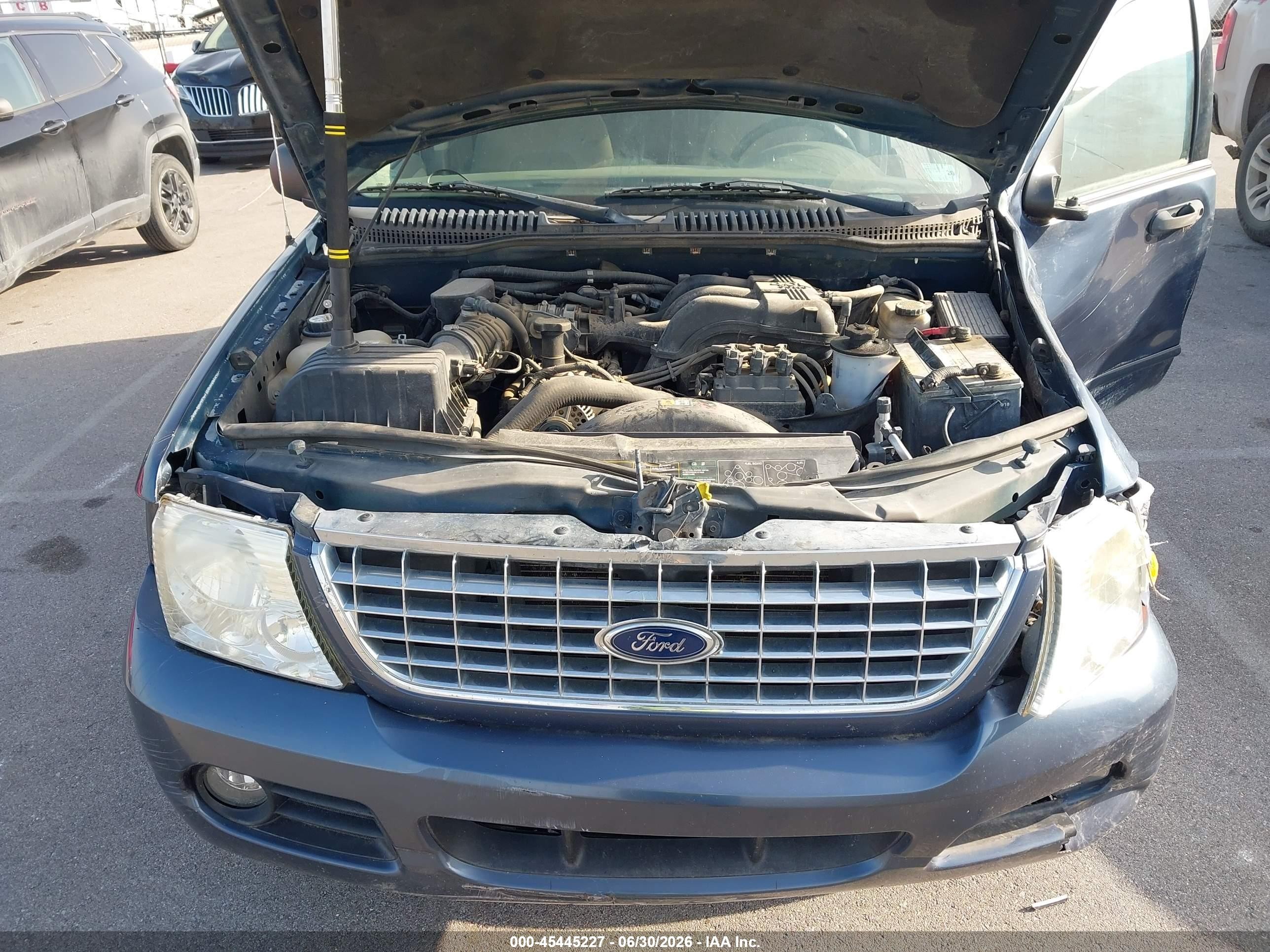 2005 Ford Explorer Xlt/xlt Sport Blue vin: 1FMZU73K95UA81139