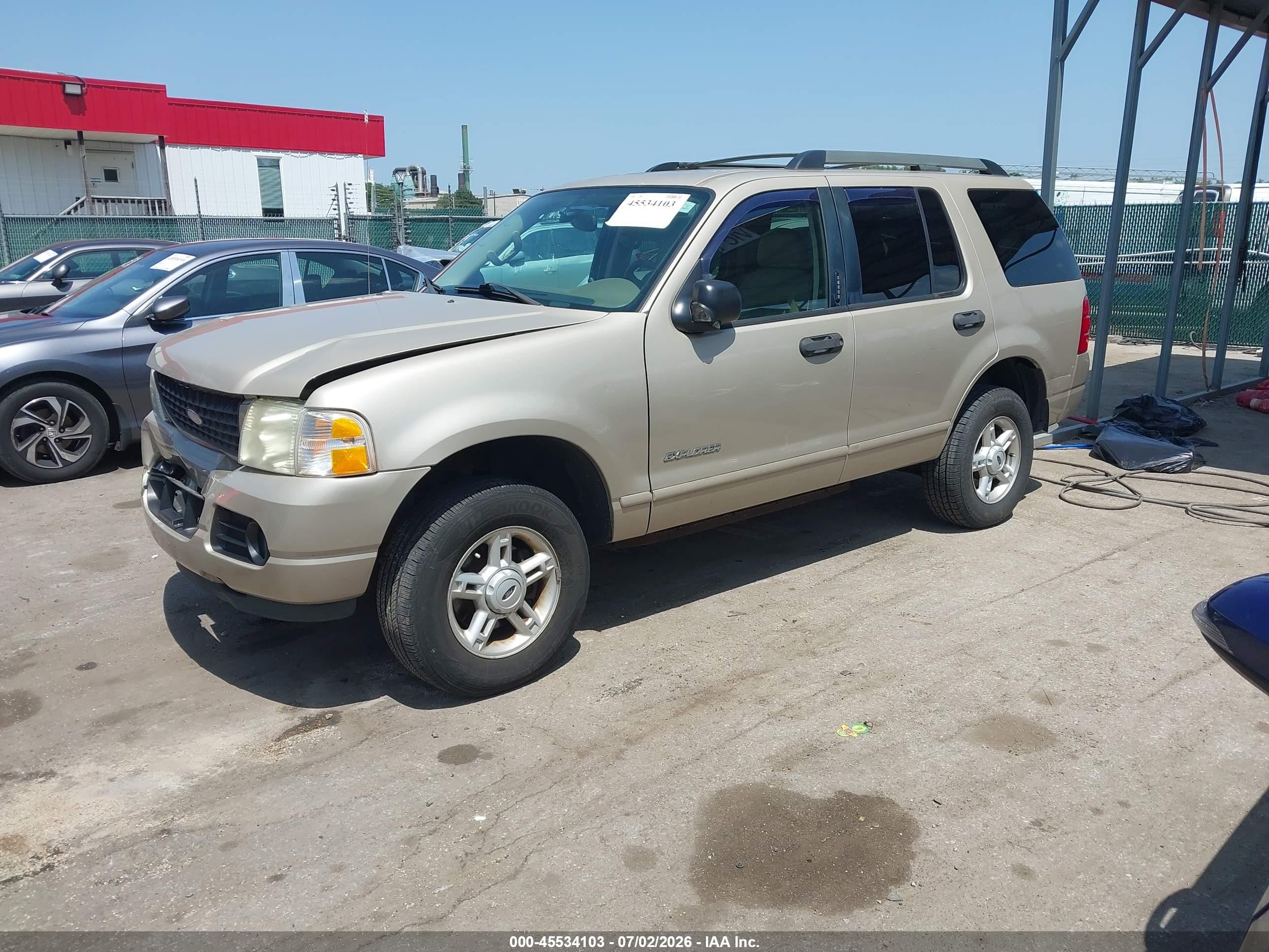 2005 Ford Explorer Xlt/xlt Sport Gold vin: 1FMZU73K95UB37094