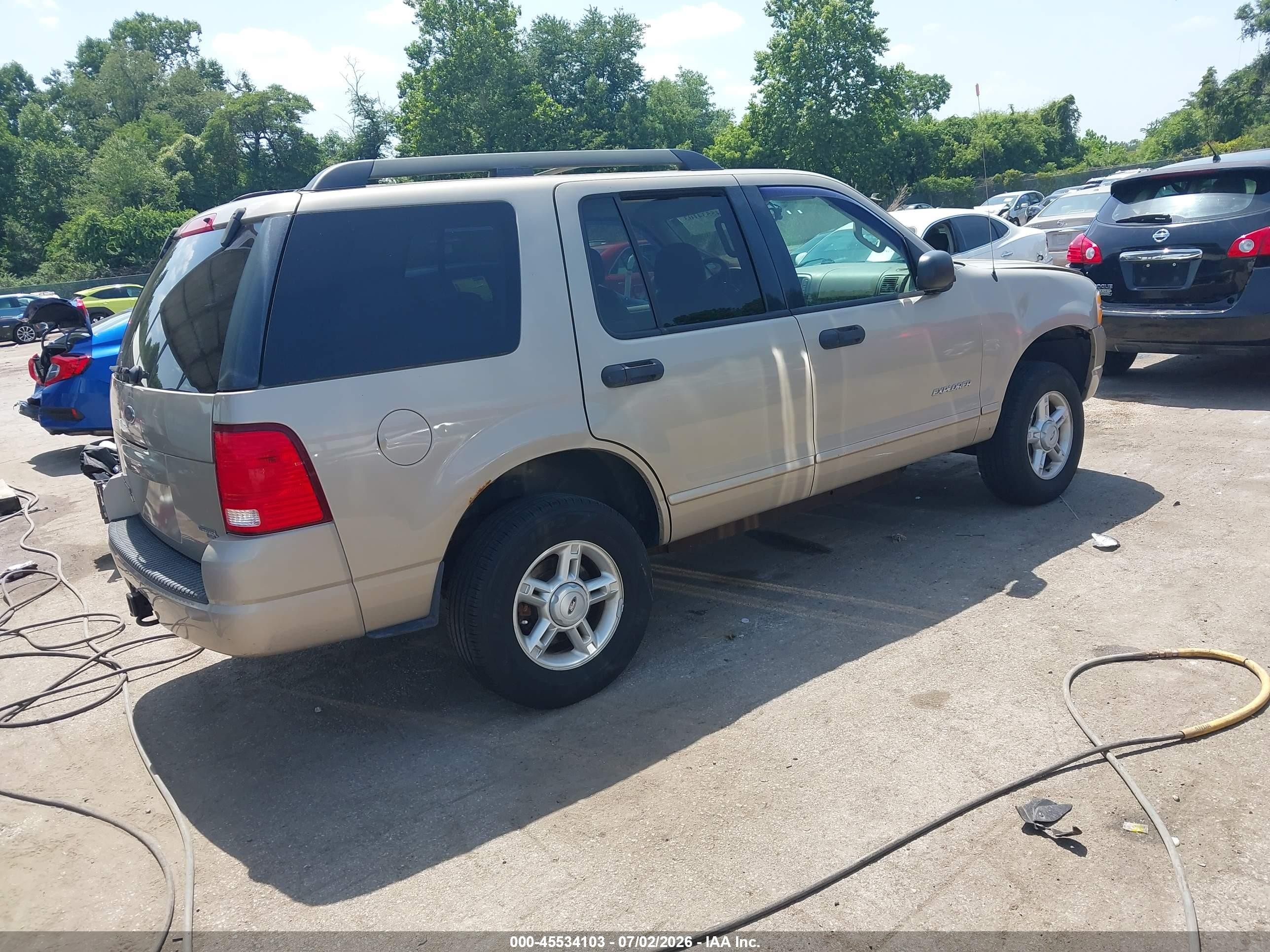 2005 Ford Explorer Xlt/xlt Sport Gold vin: 1FMZU73K95UB37094