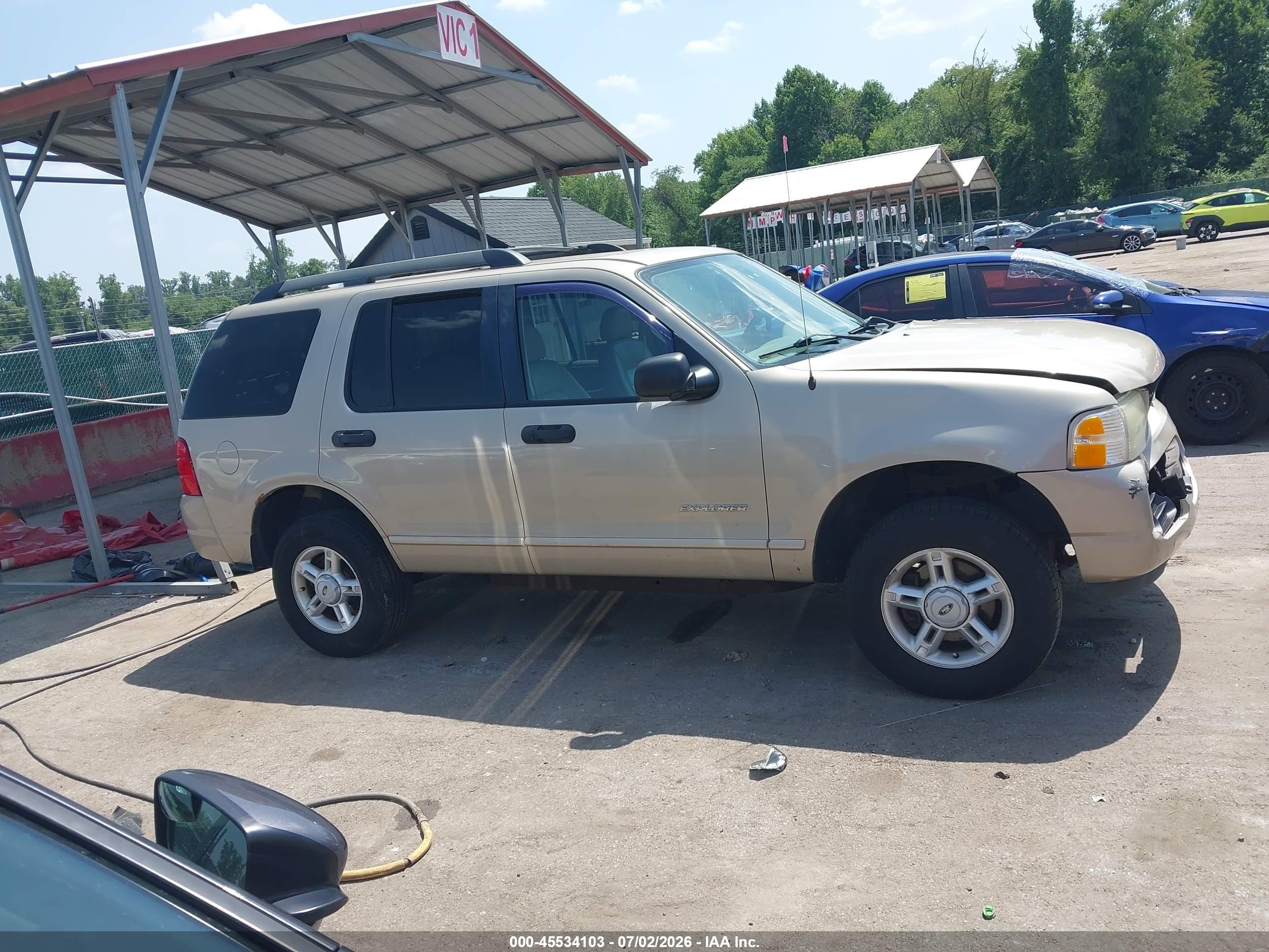 2005 Ford Explorer Xlt/xlt Sport Gold vin: 1FMZU73K95UB37094