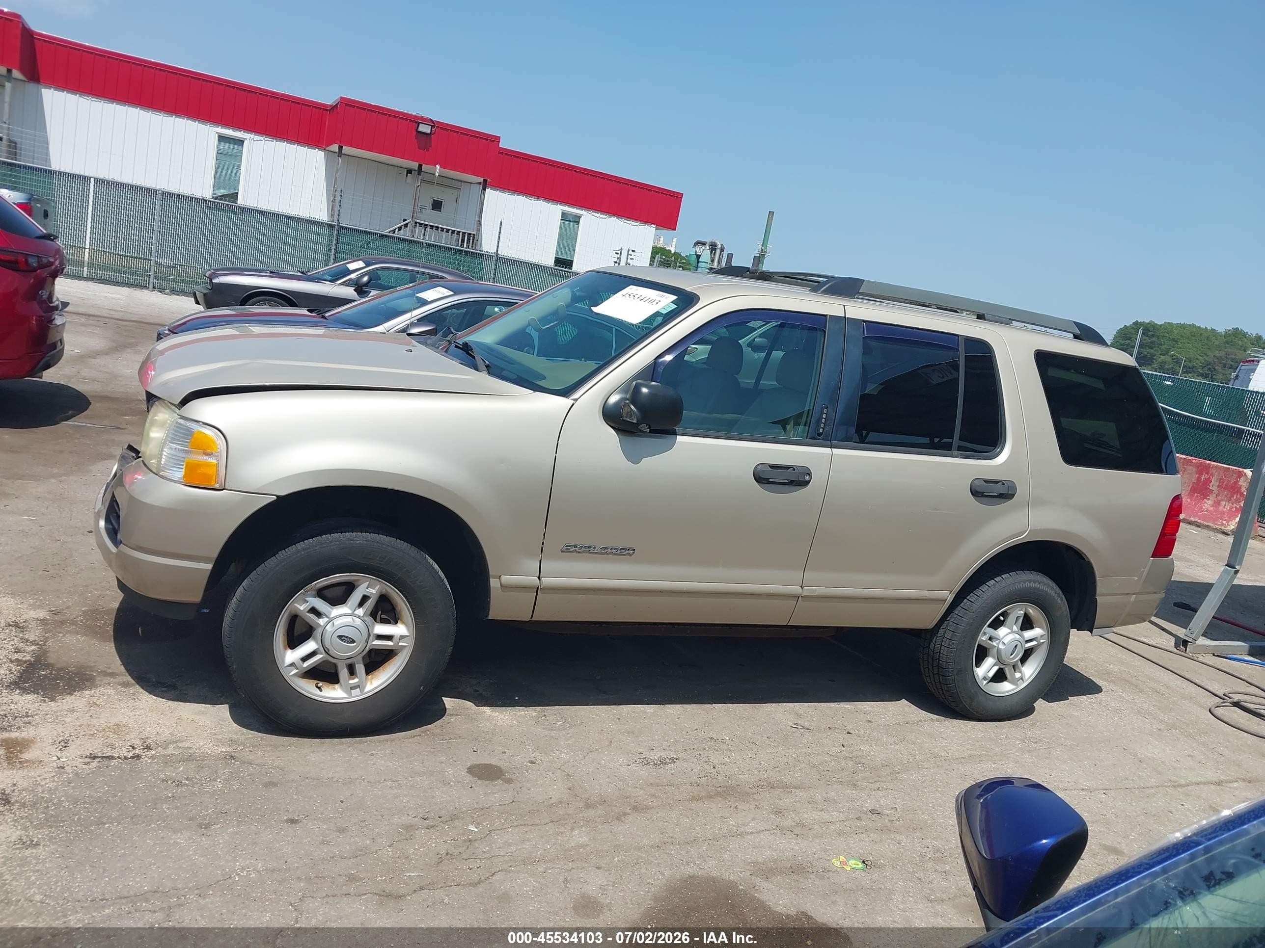 2005 Ford Explorer Xlt/xlt Sport Gold vin: 1FMZU73K95UB37094