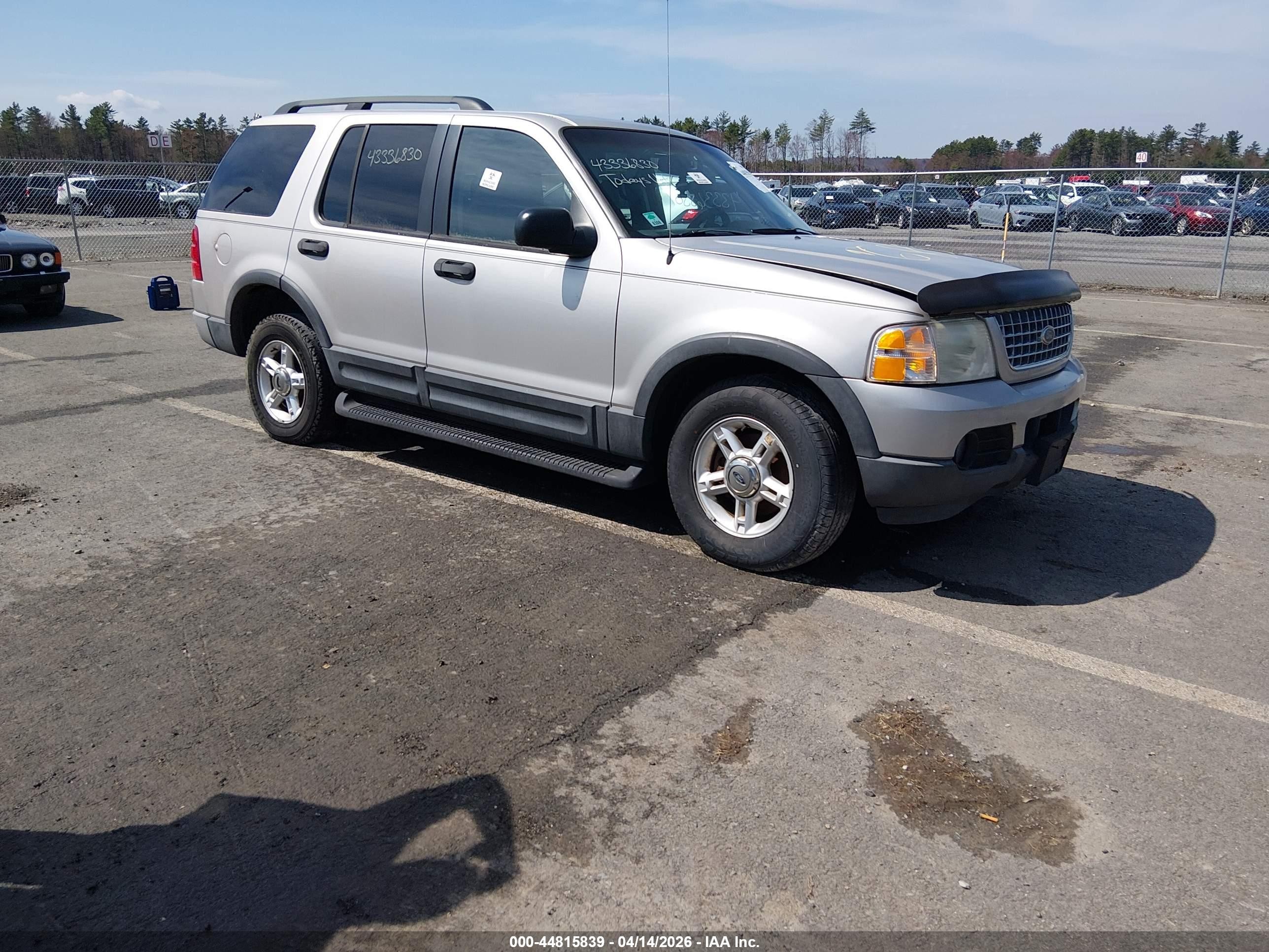 2003 Ford Explorer Nbx/xlt Silver vin: 1FMZU73KX3ZA59490