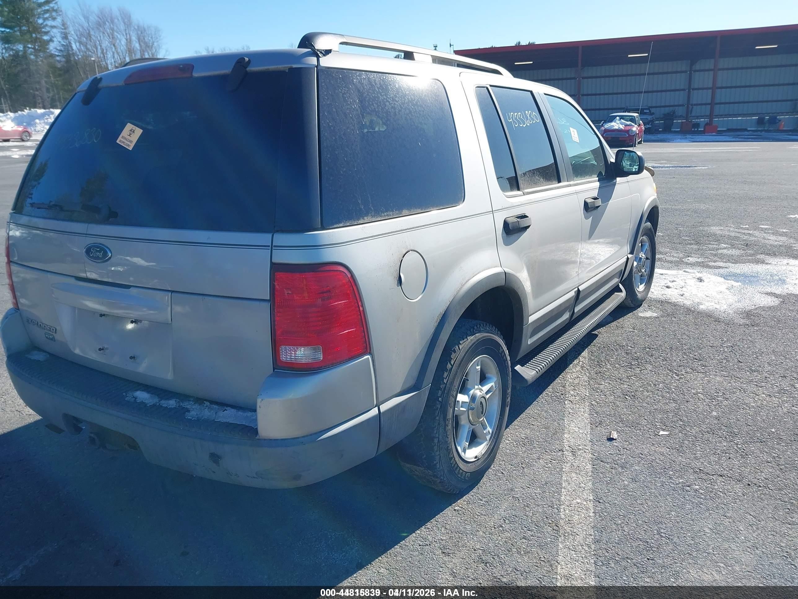 2003 Ford Explorer Nbx/xlt Silver vin: 1FMZU73KX3ZA59490