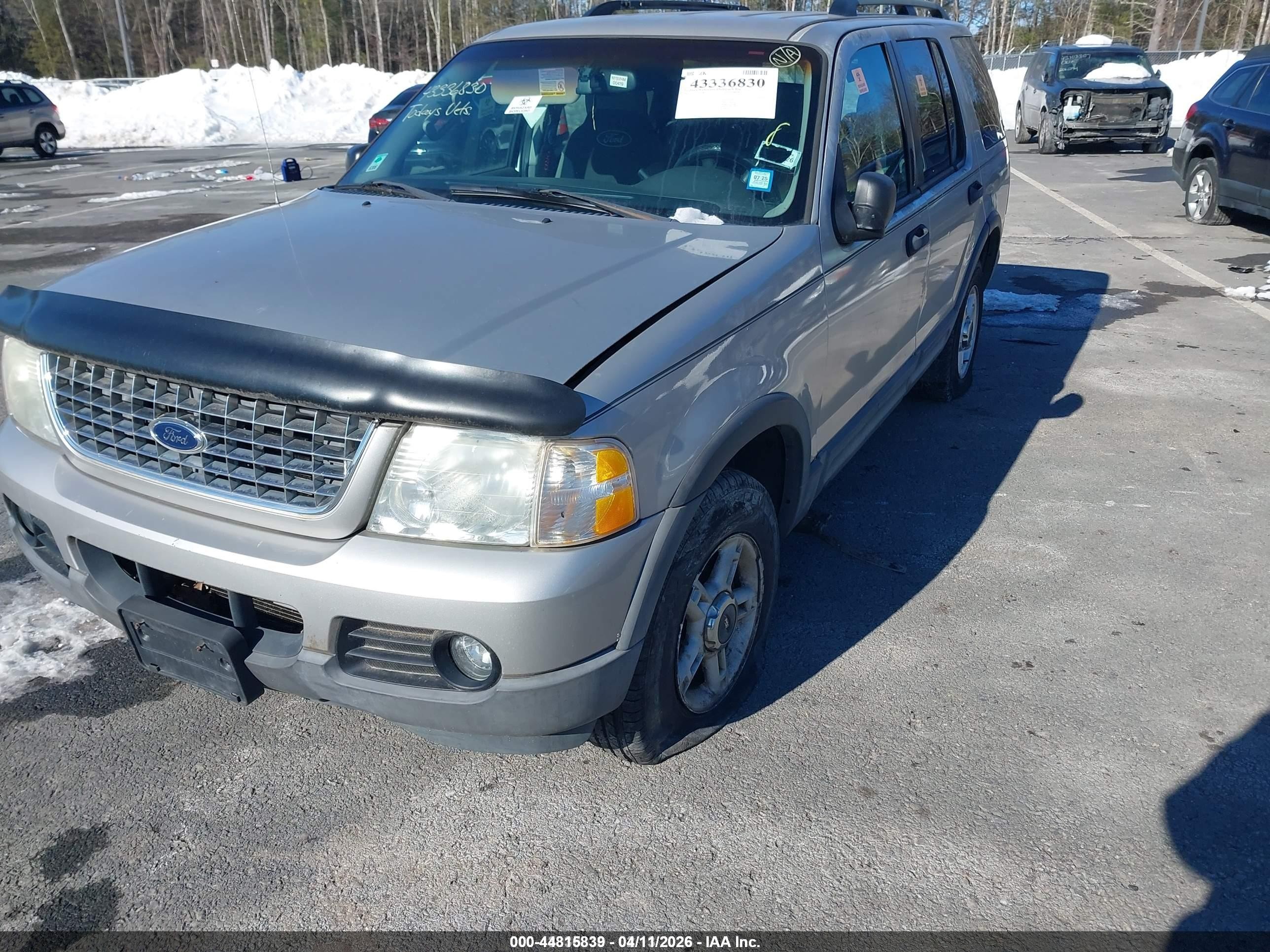 2003 Ford Explorer Nbx/xlt Silver vin: 1FMZU73KX3ZA59490