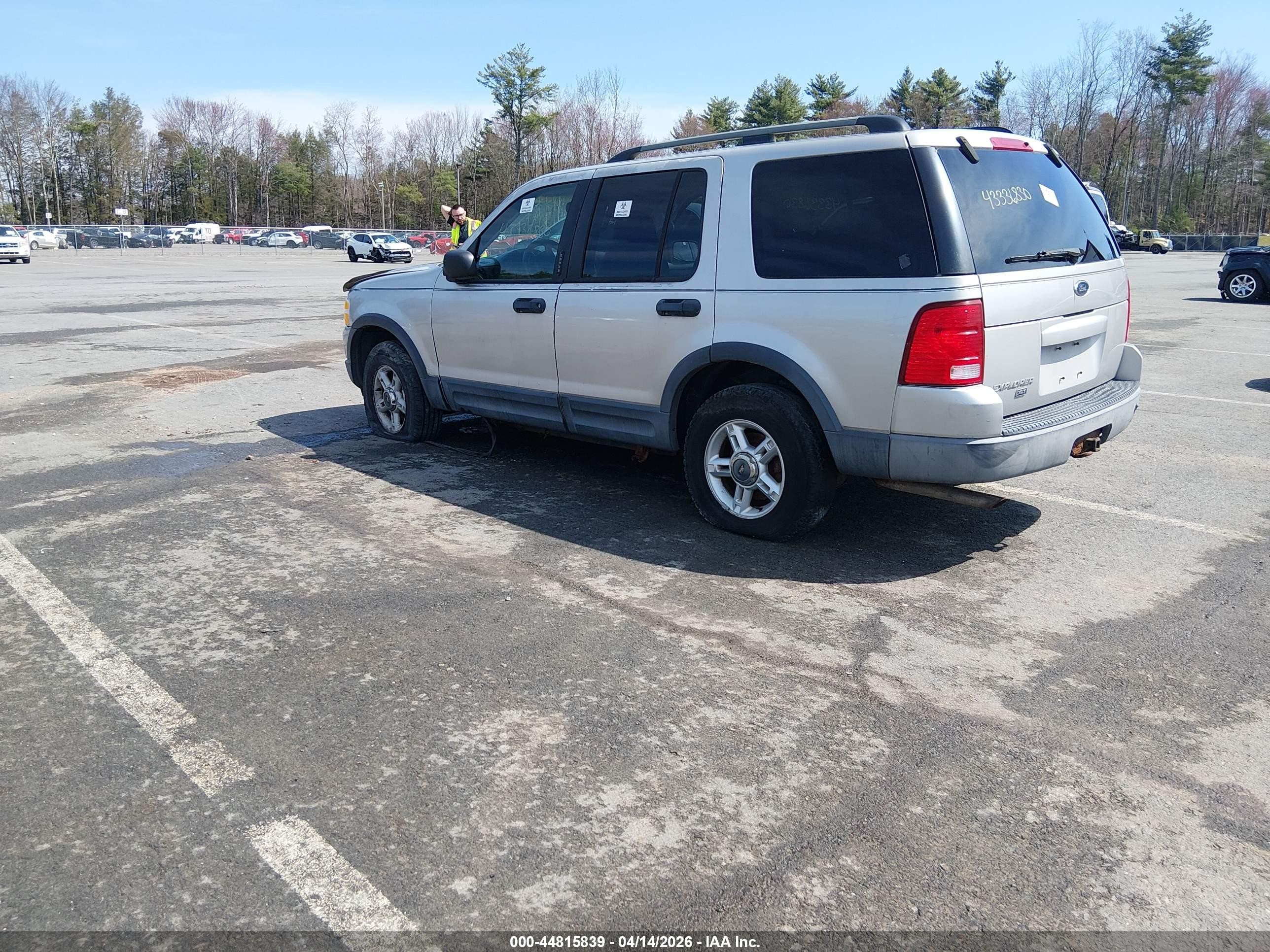 2003 Ford Explorer Nbx/xlt Silver vin: 1FMZU73KX3ZA59490