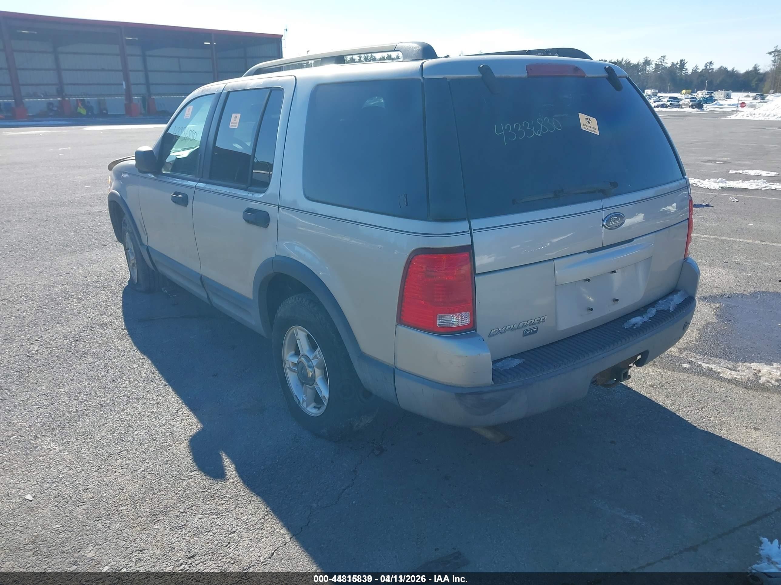 2003 Ford Explorer Nbx/xlt Silver vin: 1FMZU73KX3ZA59490