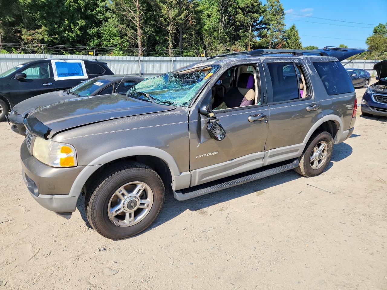 2002 Ford Explorer Xlt Серый vin: 1FMZU73W12ZC29222