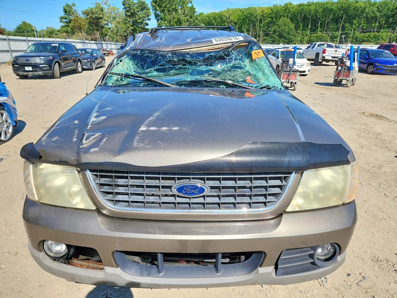 2002 Ford Explorer Xlt Серый vin: 1FMZU73W12ZC29222