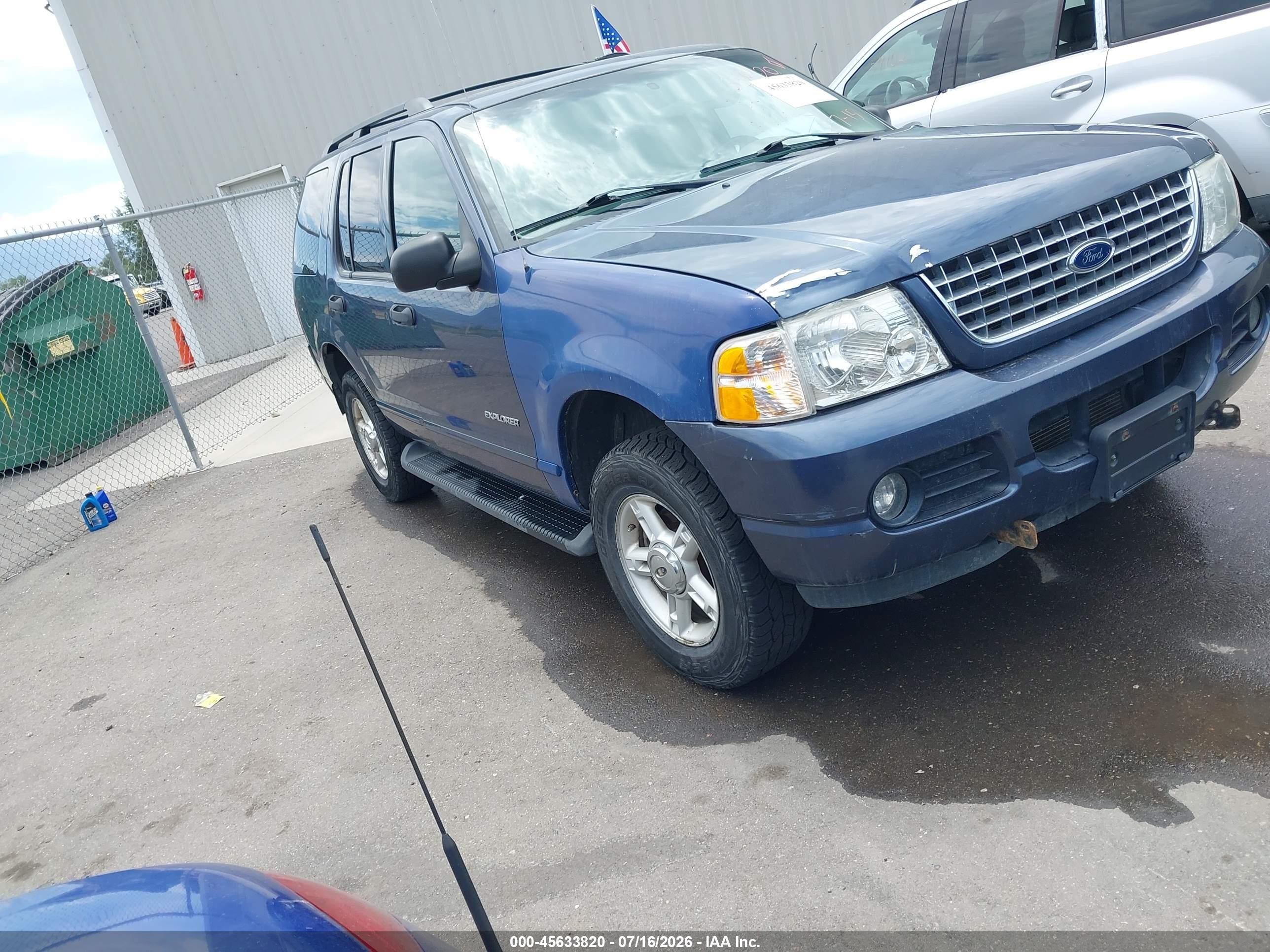 2004 Ford Explorer Nbx/xlt Blue vin: 1FMZU73W14UB72519