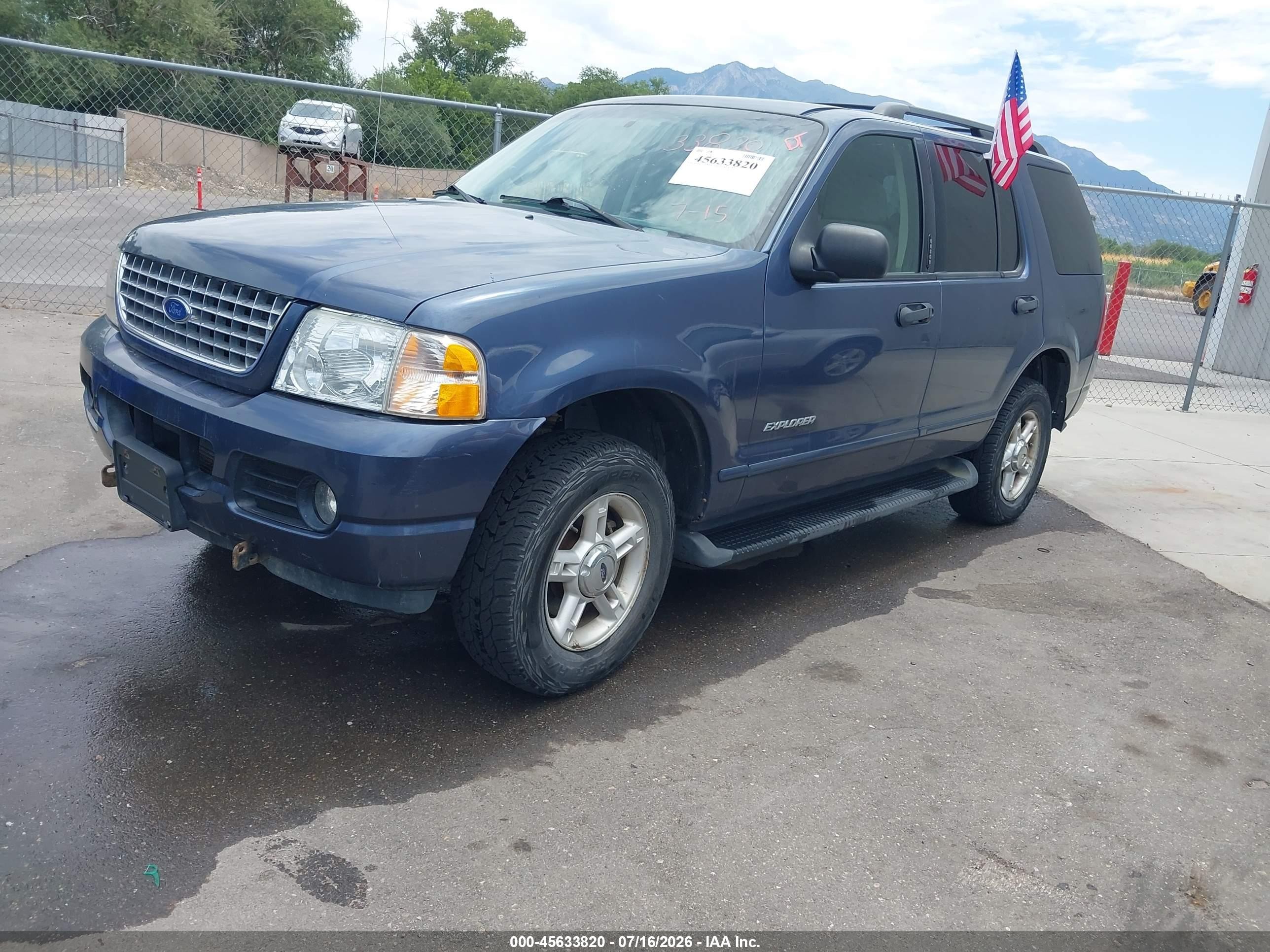 2004 Ford Explorer Nbx/xlt Blue vin: 1FMZU73W14UB72519