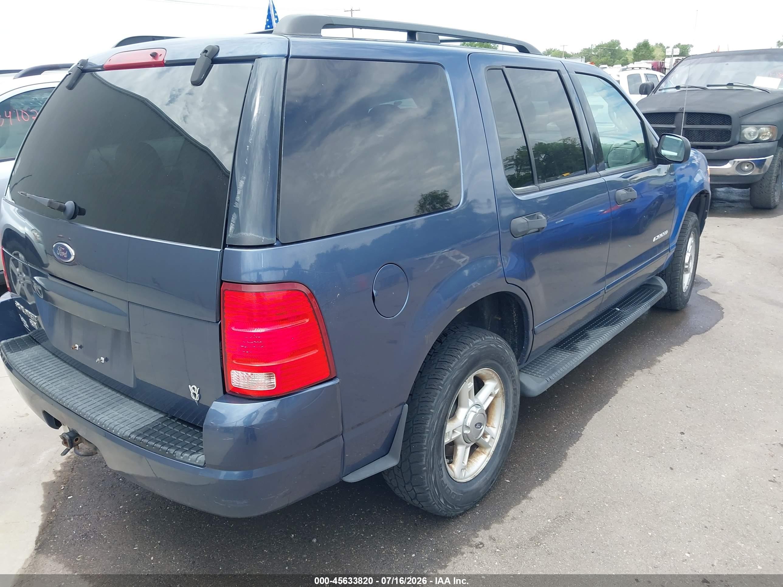 2004 Ford Explorer Nbx/xlt Blue vin: 1FMZU73W14UB72519