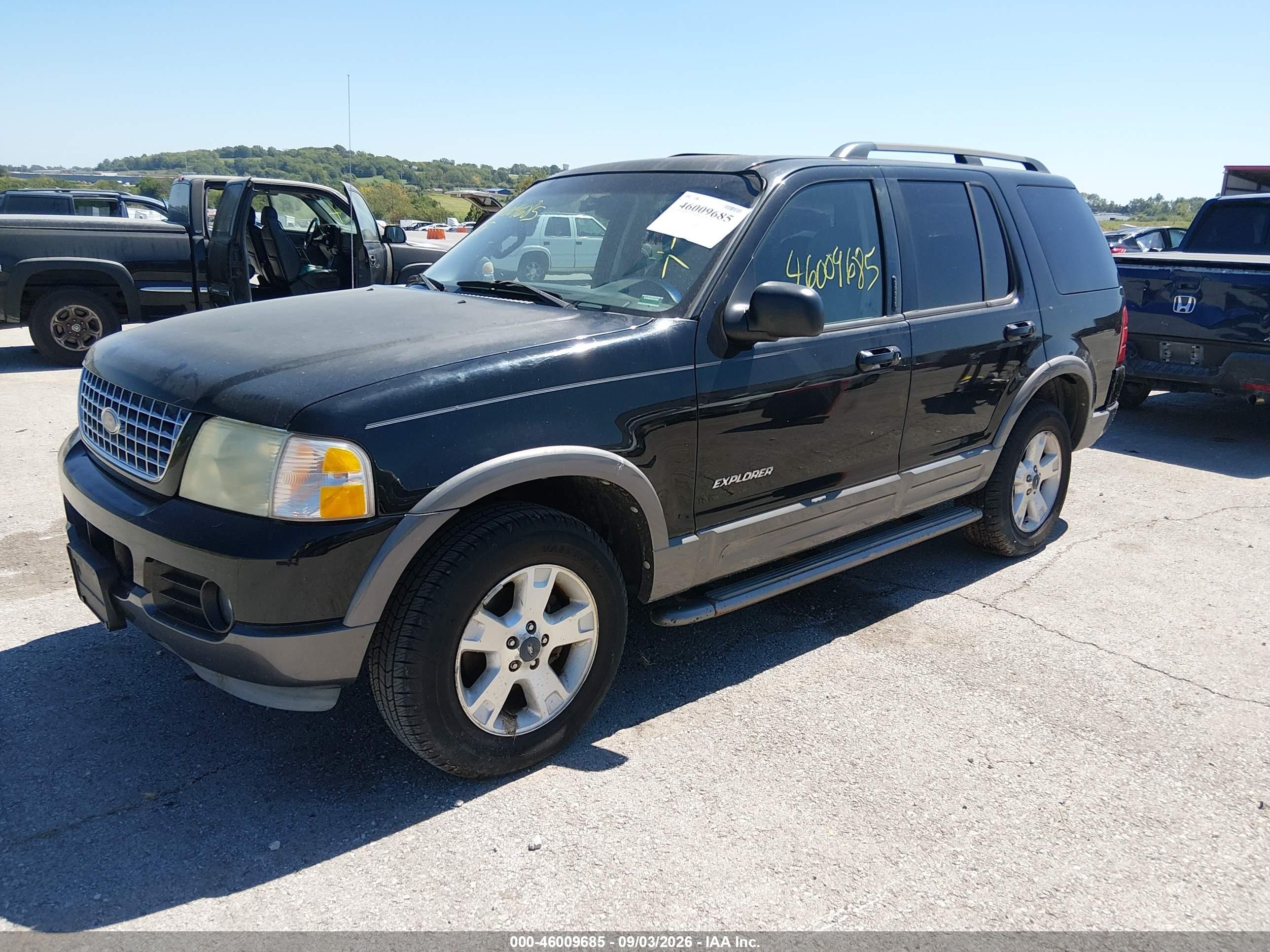 2004 Ford Explorer Nbx/xlt Black vin: 1FMZU73W44UB04232