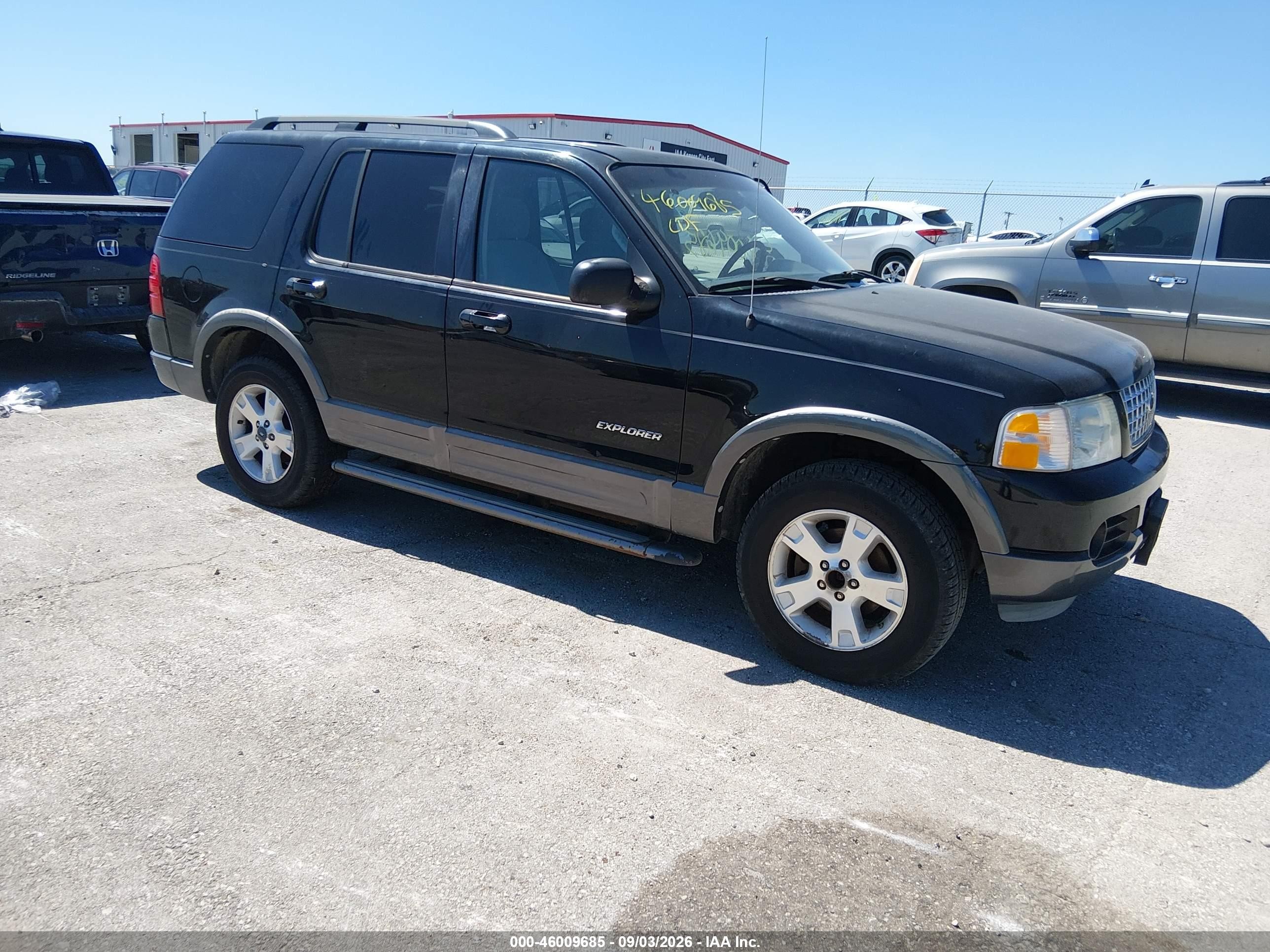 2004 Ford Explorer Nbx/xlt Black vin: 1FMZU73W44UB04232