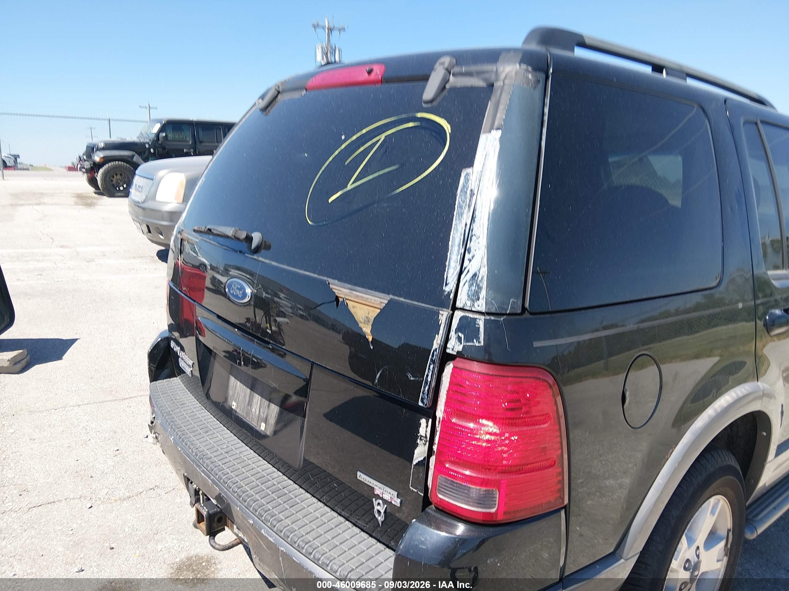 2004 Ford Explorer Nbx/xlt Black vin: 1FMZU73W44UB04232