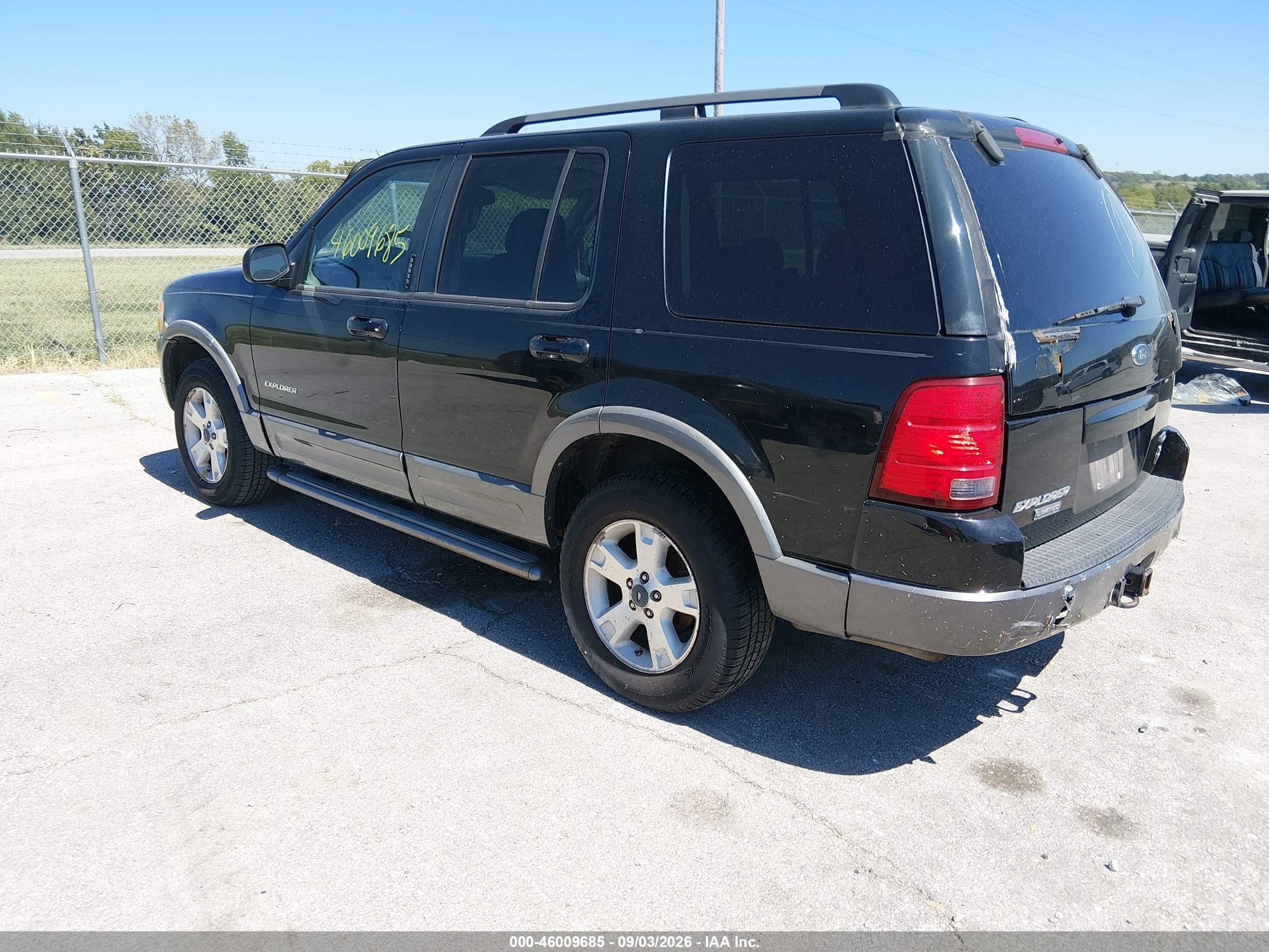 2004 Ford Explorer Nbx/xlt Black vin: 1FMZU73W44UB04232