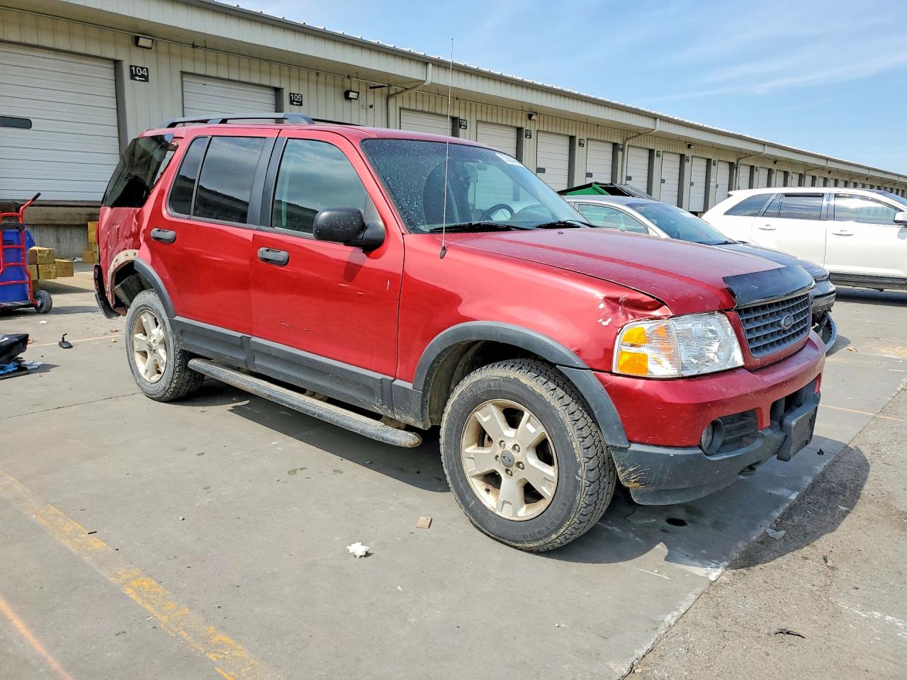 2003 Ford Explorer Xlt Red vin: 1FMZU73W83UA83836