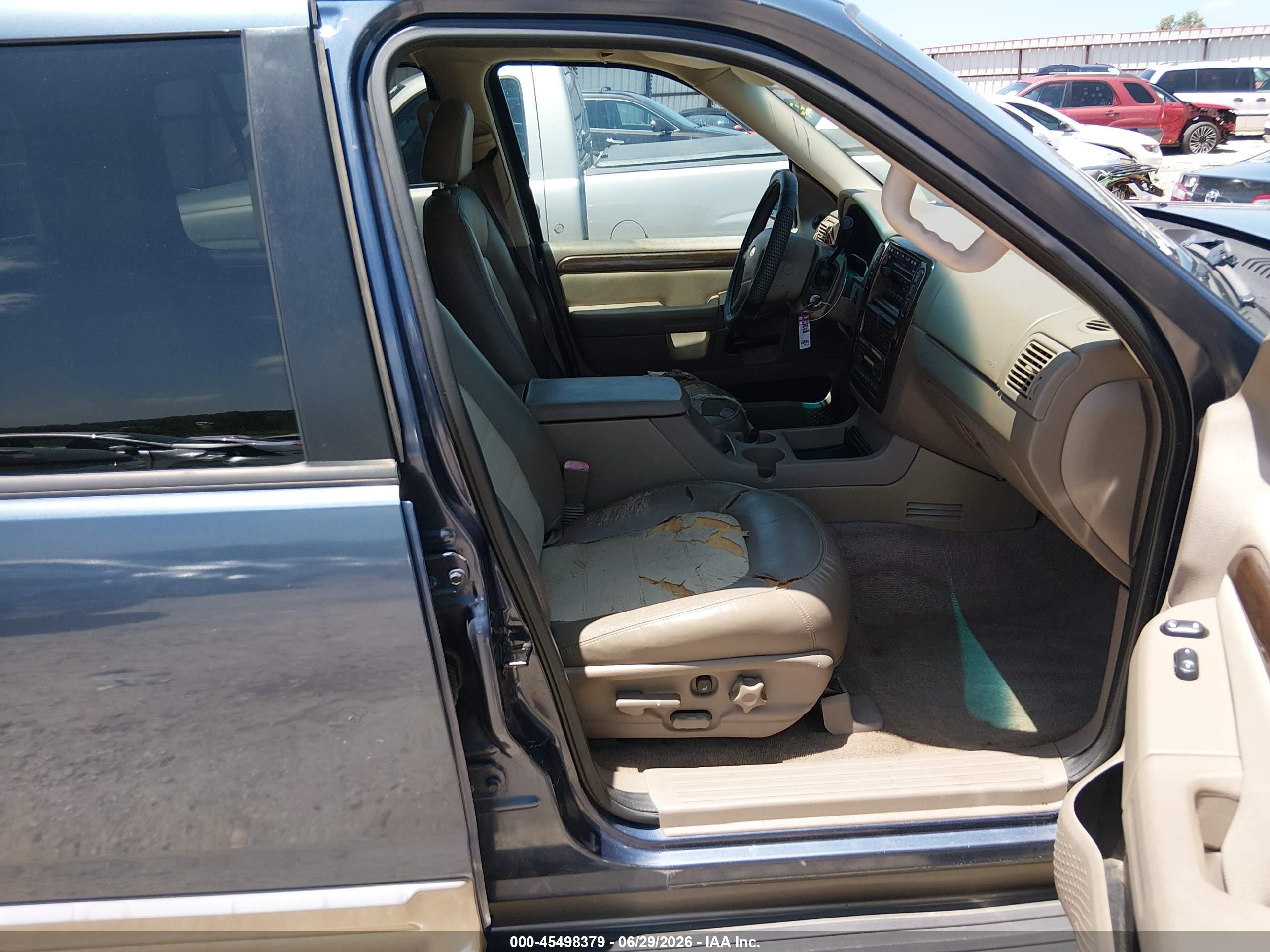 2002 Ford Explorer Eddie Bauer Blue vin: 1FMZU74E12ZC20008