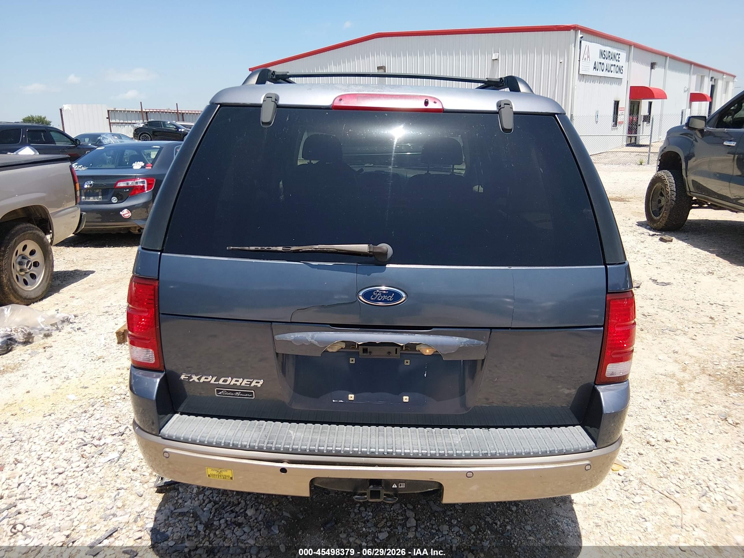 2002 Ford Explorer Eddie Bauer Blue vin: 1FMZU74E12ZC20008
